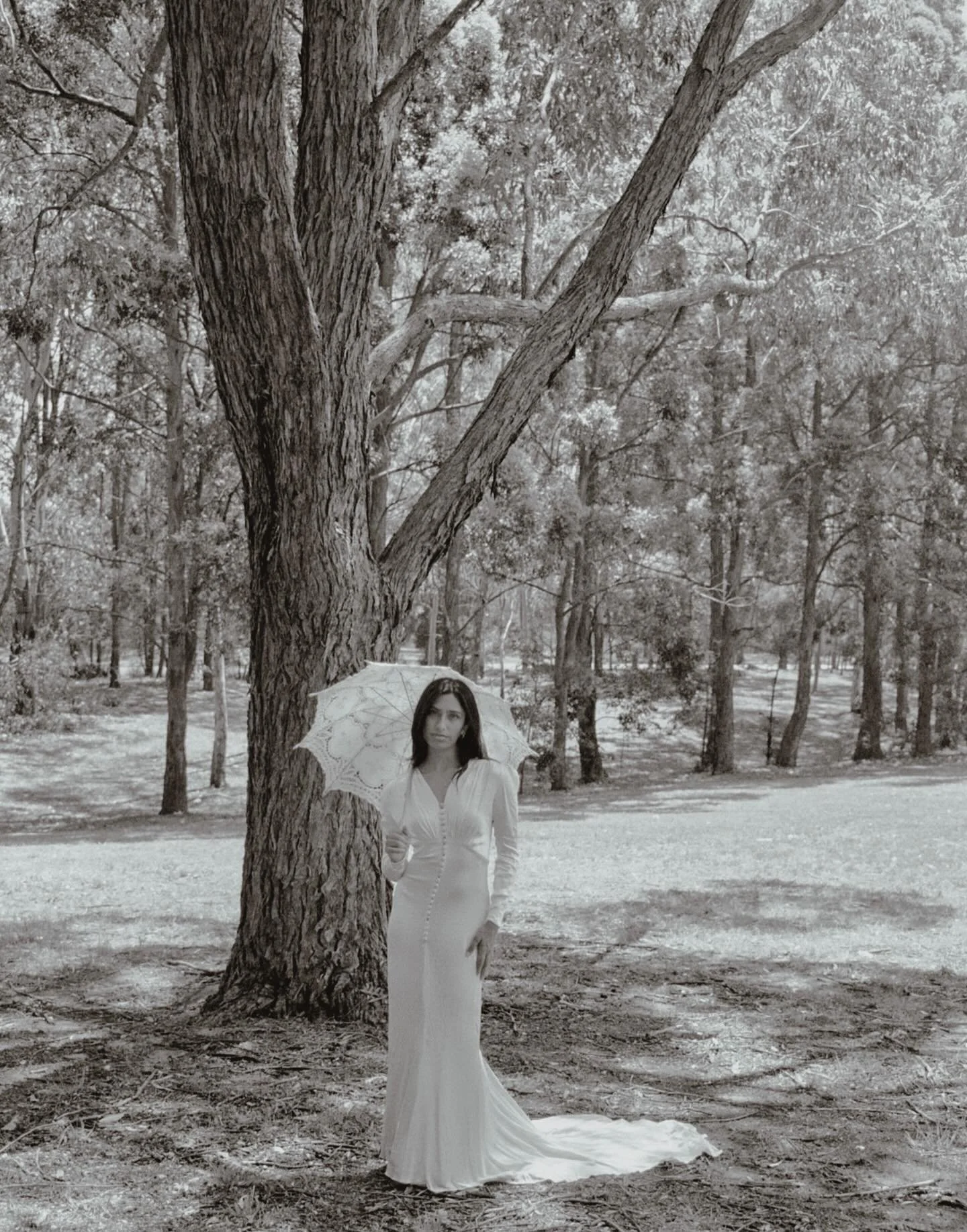 @tashmry on #35mmfilm wearing @fruitful_bridal 🪽