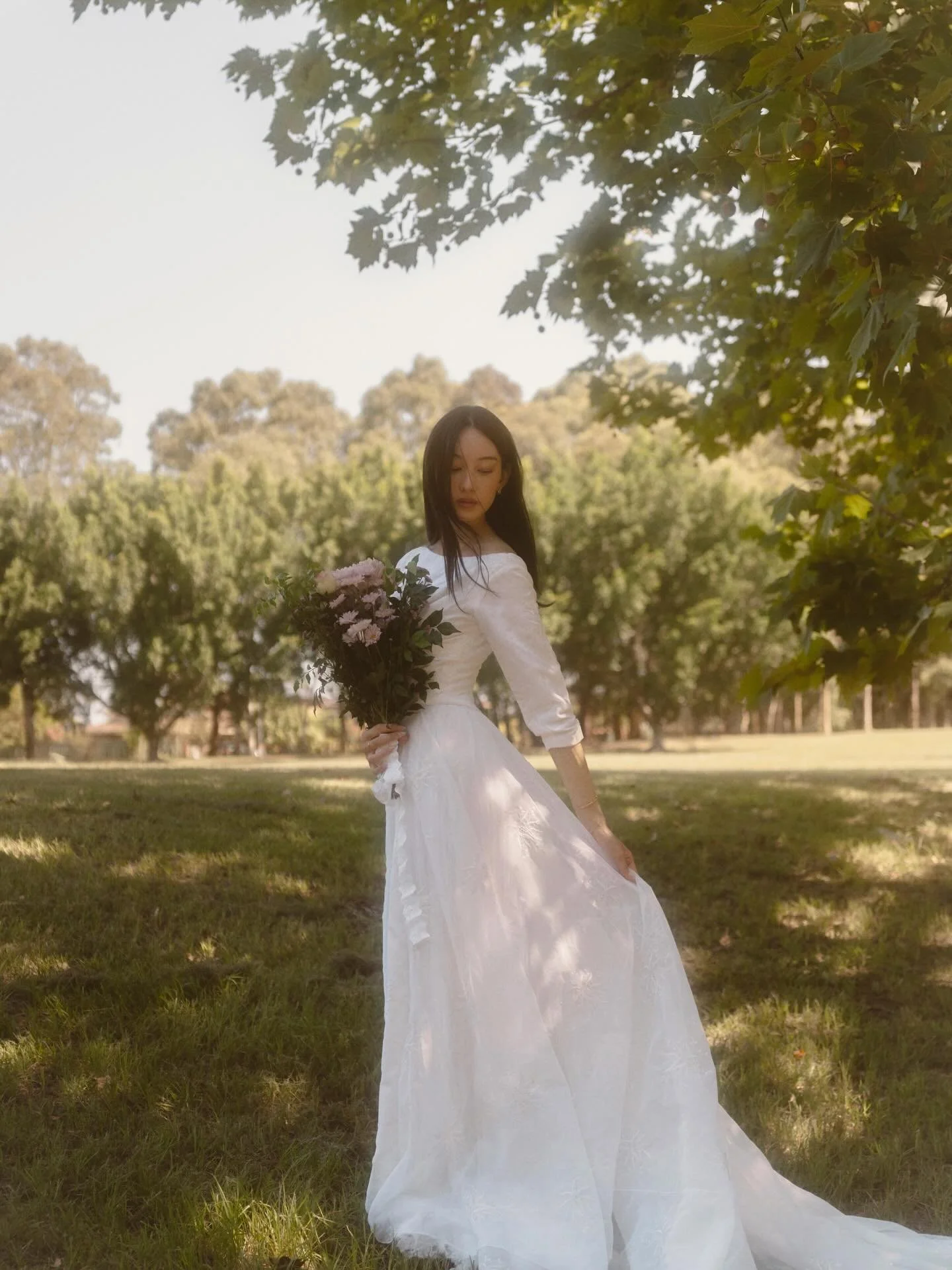 @tash.chan in @fruitful_bridal last month 💐💫