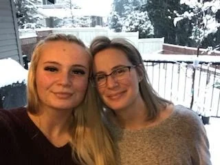 Sherri Kozubal, medical intuitive and hypnotherapist with her daughter side by side