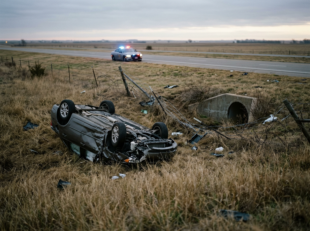 Fatal Single-Vehicle Crash Reported in Muskogee County