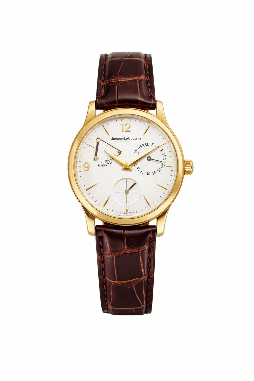 Jaeger-LeCoultre Master Control Reserve de Marche – 18K Yellow Gold with White Dial