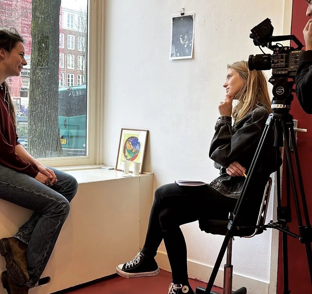 Janneke van de Polder verslaggever FCCentrum FC Centrum contentproductie verslaggeving amsterdam interview videoportret bedrijfsvideo reality-tv documentaire redacteur social media social content freelance