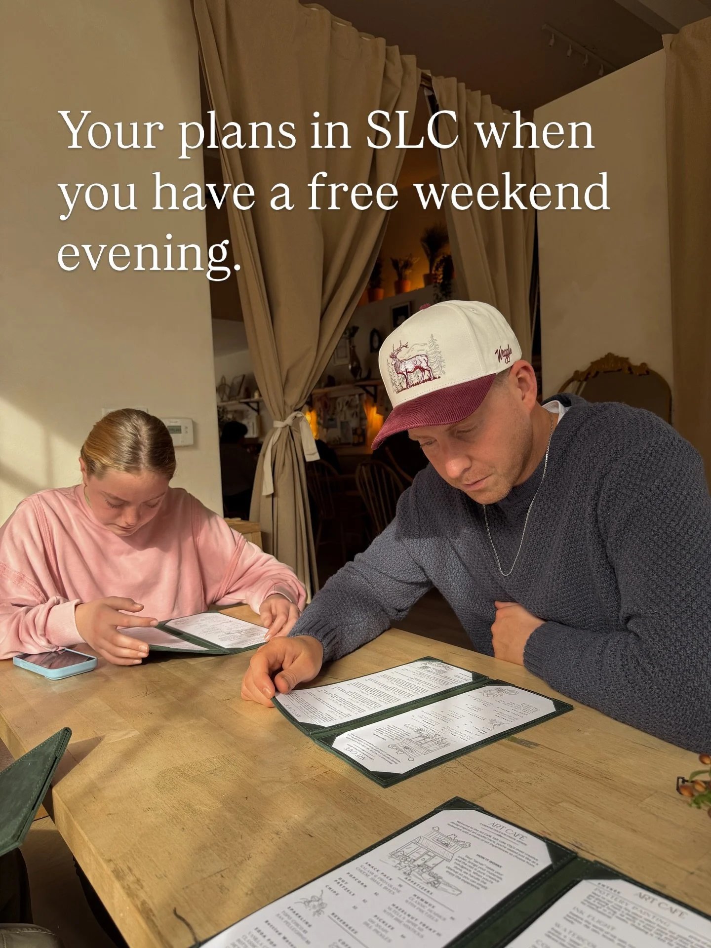 Next time you have a free weekend evening and don&rsquo;t know what you should do, here&rsquo;s the short itinerary.

1) Stop by @artcafeslc. Total vibes and great way to relax and get your creativity juices going.

2) Go 7 minutes north and grab som
