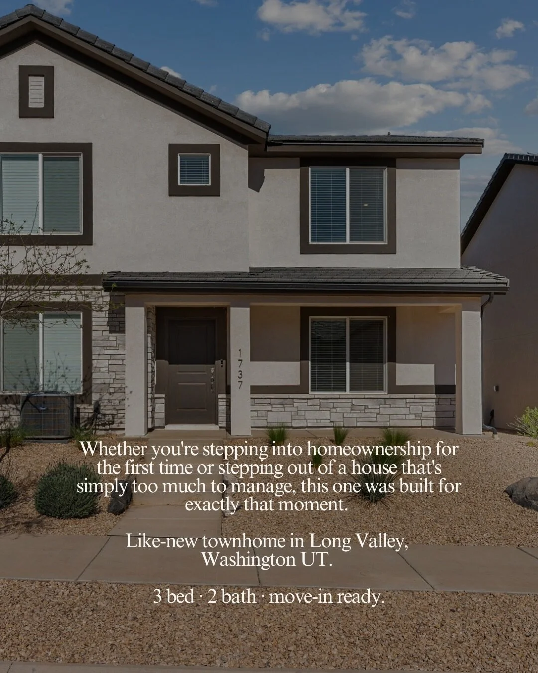 Imagine ending your day with a walk to the putting green. Weekends by the pool. Pickleball with your neighbors on a Tuesday afternoon because cause why not.

That&rsquo;s Long Valley. And this 3 bed, 2 bath townhome fits right into it.

The kitchen&r