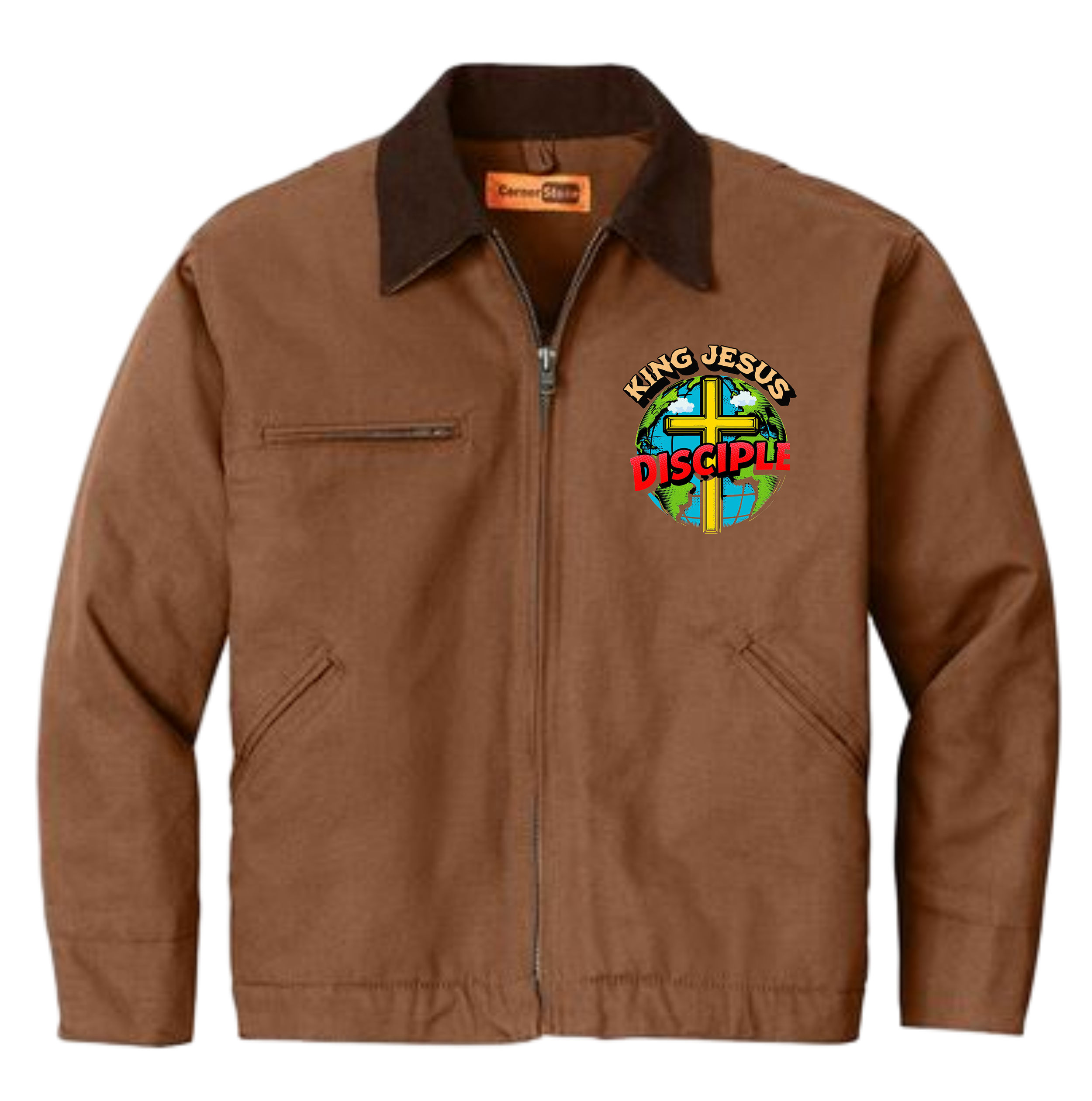 Disciple Duck Cloth Work Jacket – Duck Brown