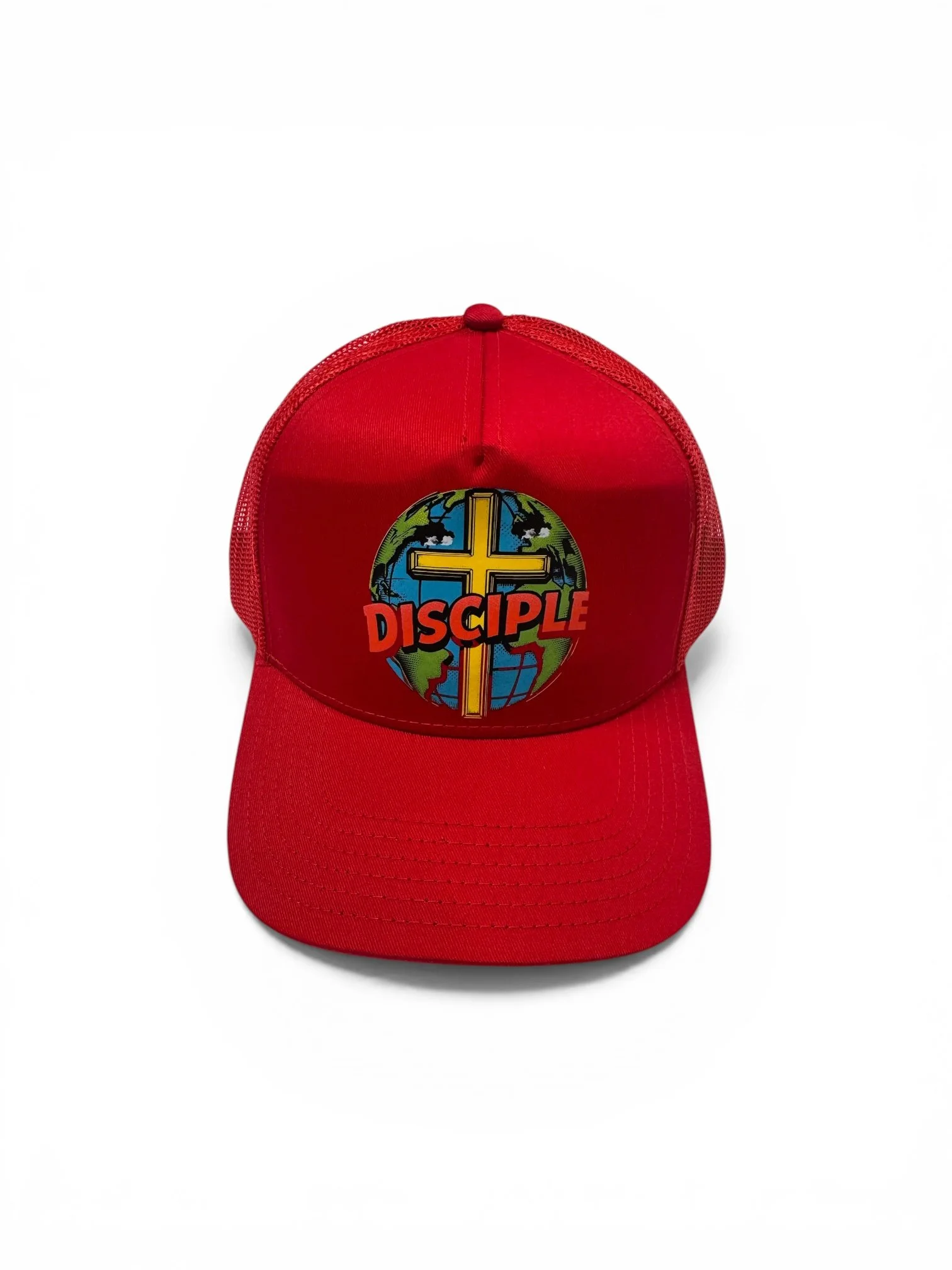 Disciple Trucker Hat - Red.JPG