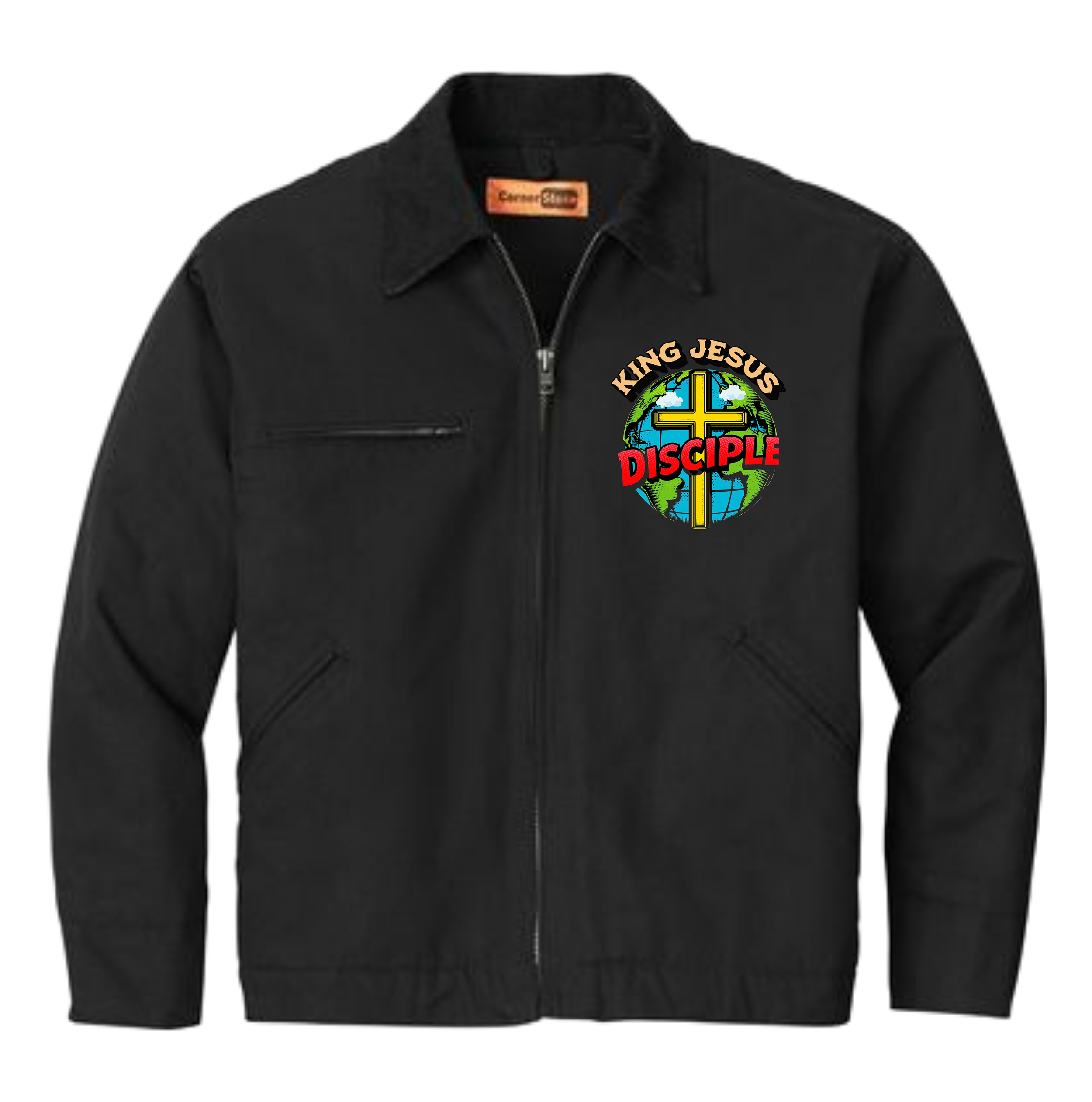Disciple Duck Cloth Work Jacket – Black