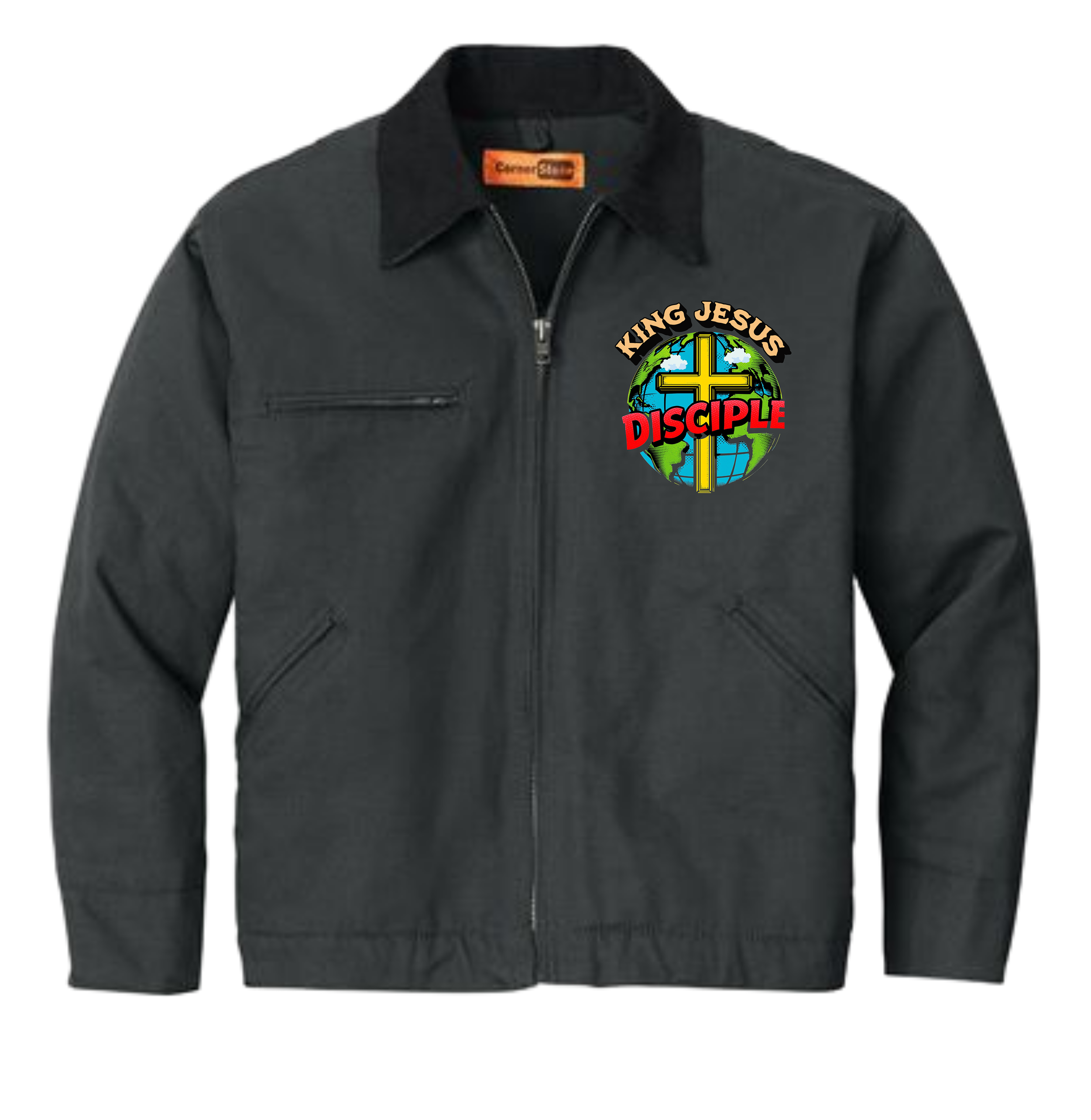 Disciple Duck Cloth Work Jacket – Charcoal Gray