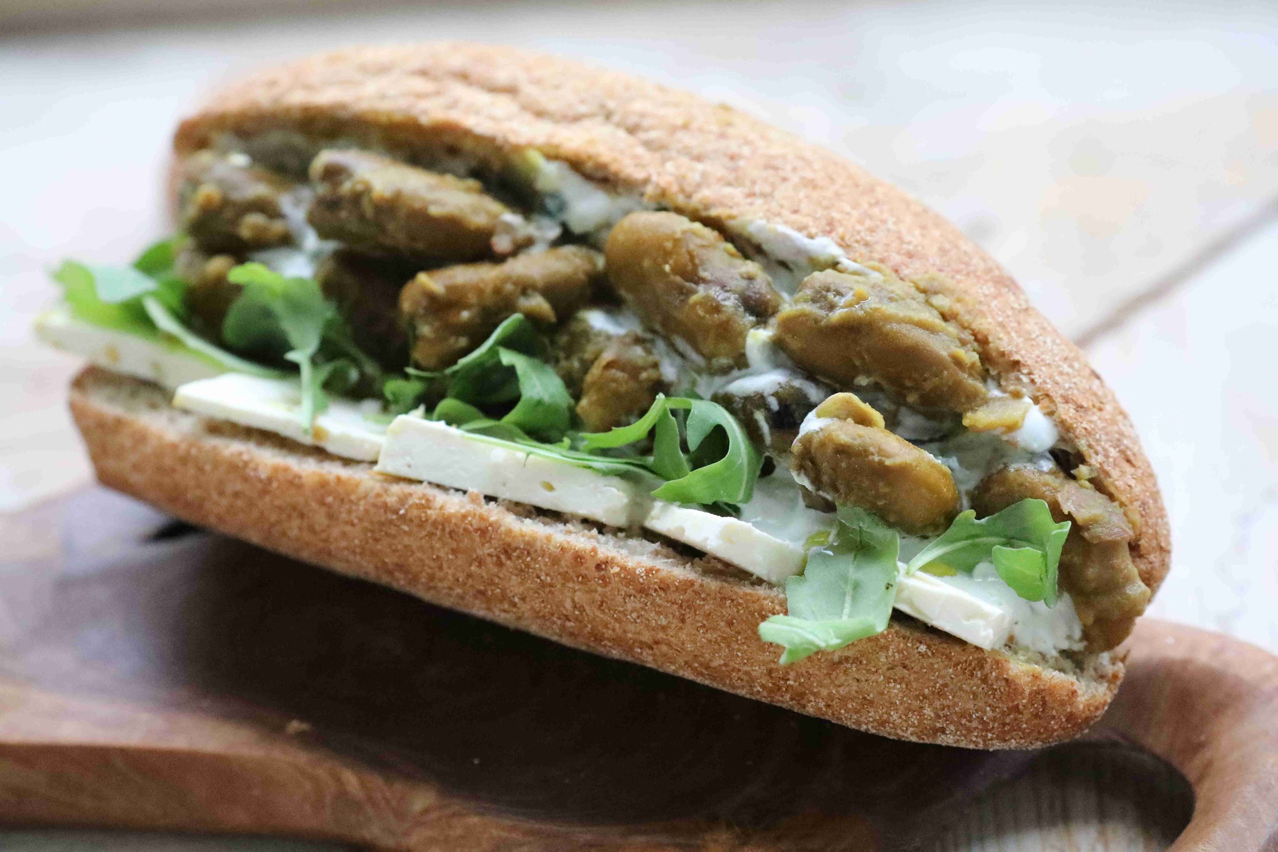 Fava Bean Sandwich