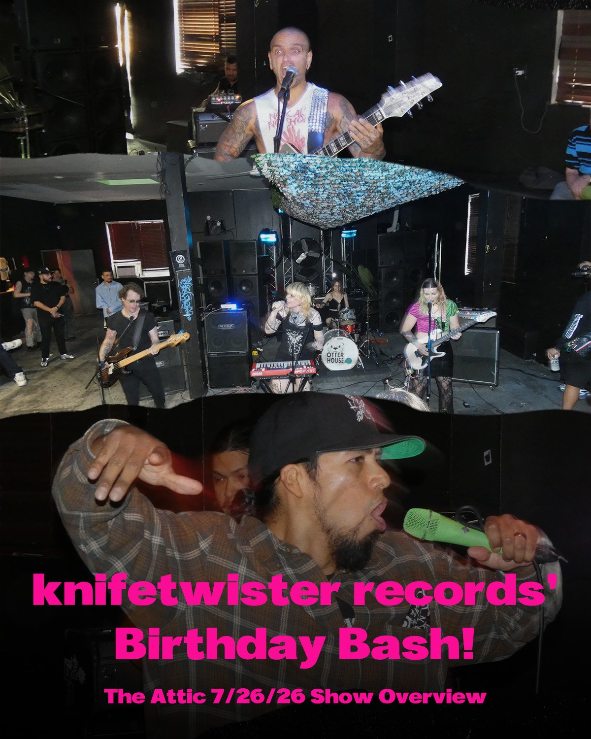 knifetwister records’ Birthday Bash Show 7/26/2026!