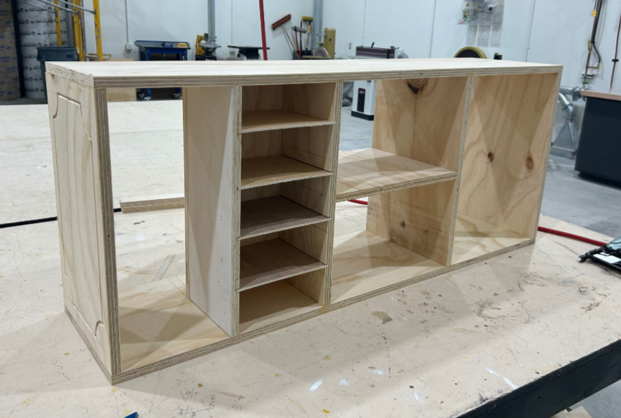 Assembled TV Stand