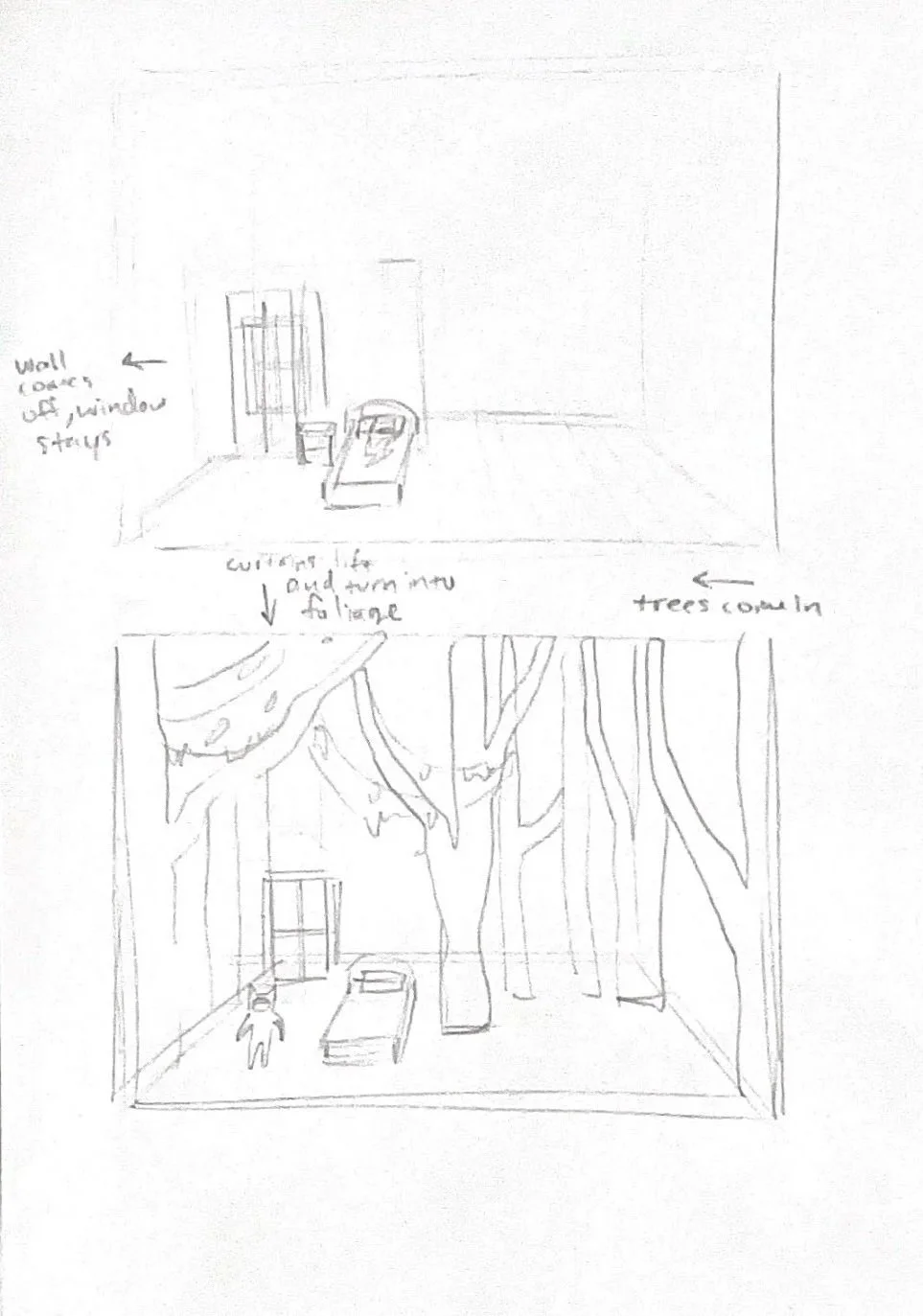 Forest/Bedroom Sketches