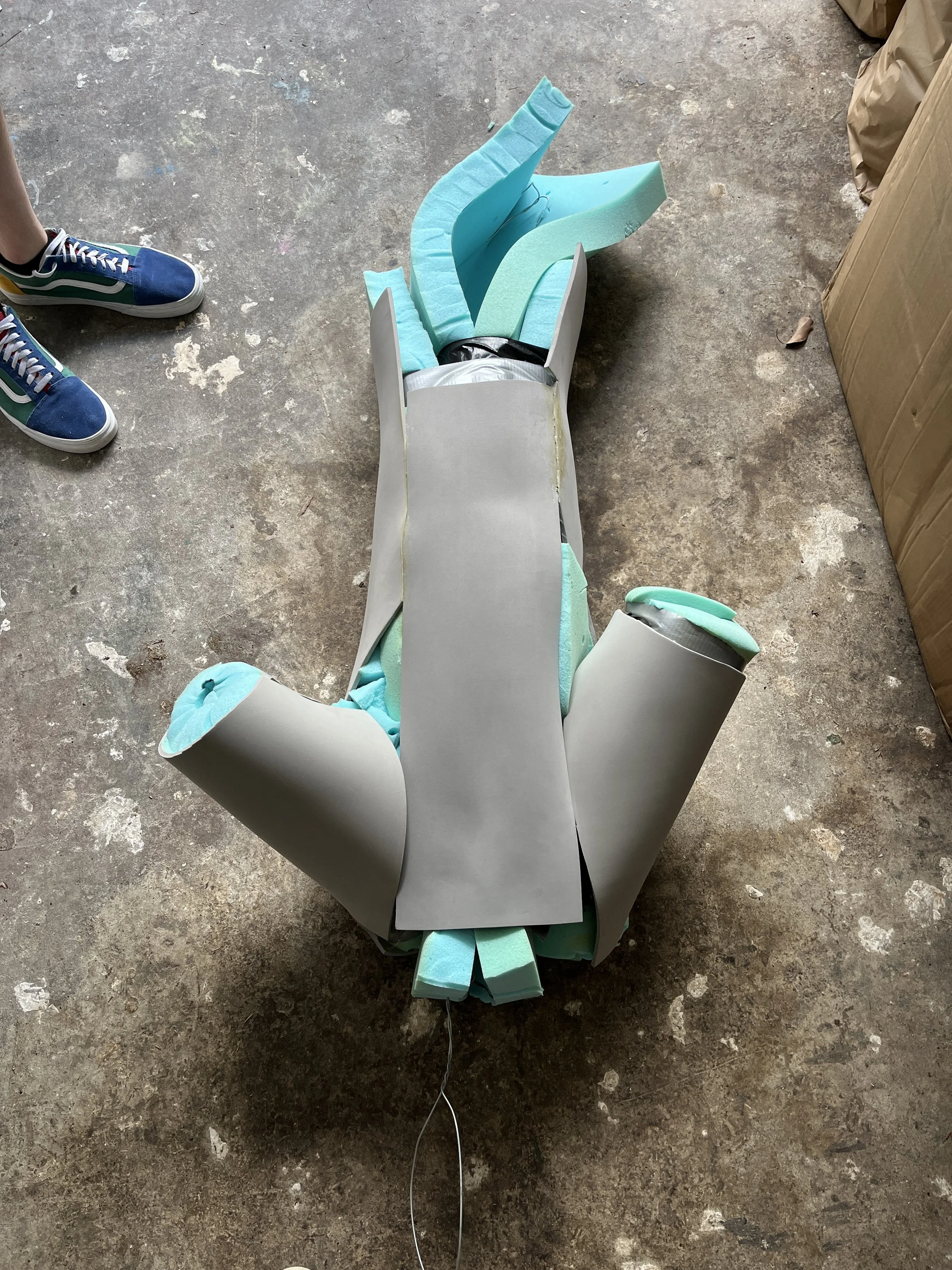 Base covered in EVA foam