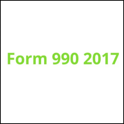 Form 990 2017 