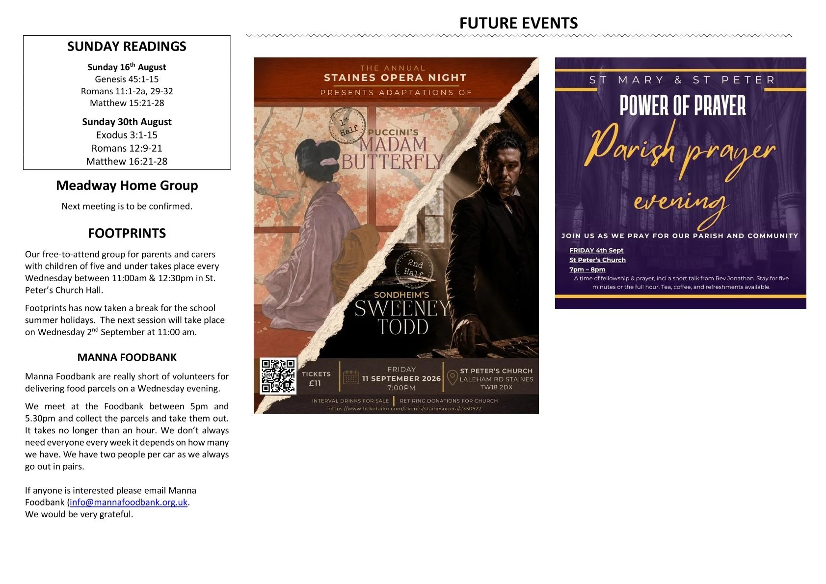 Newsletter 23-30 August 2026