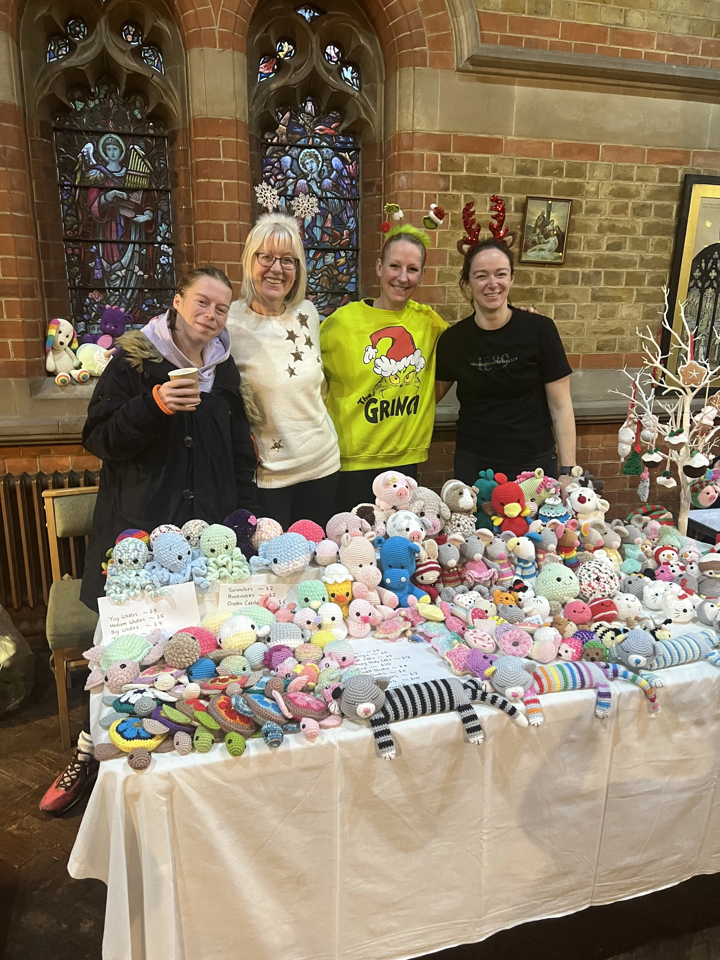 Crochet Stand at the Christmas Fete