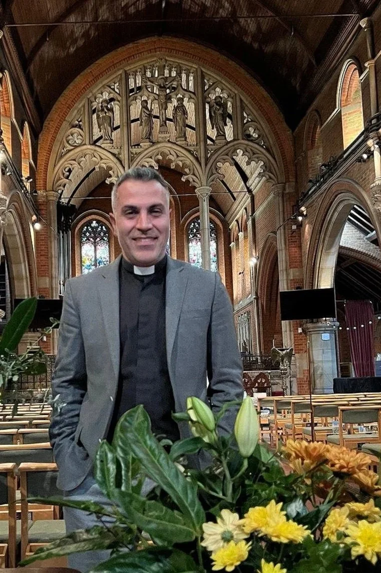 Reverend Jonathan Samedi in St peter's