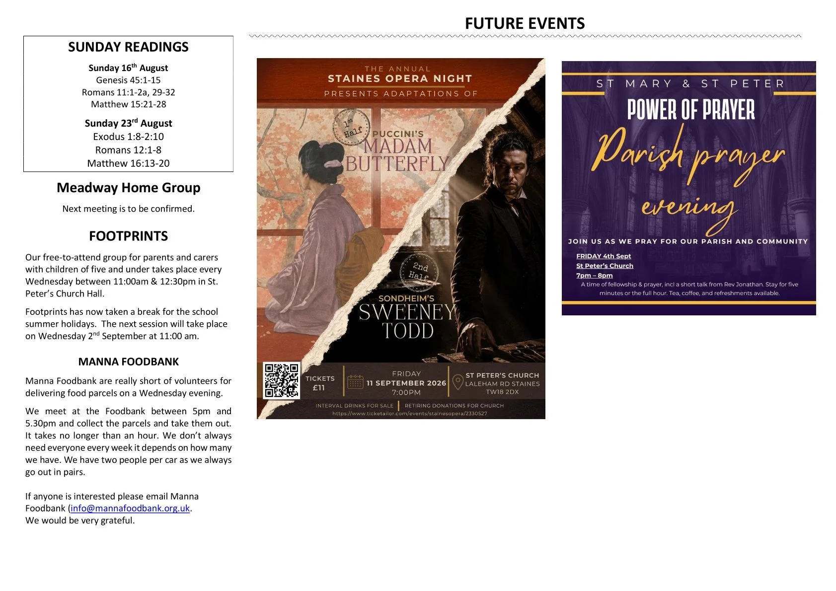 Newsletter 16-23 August 2026