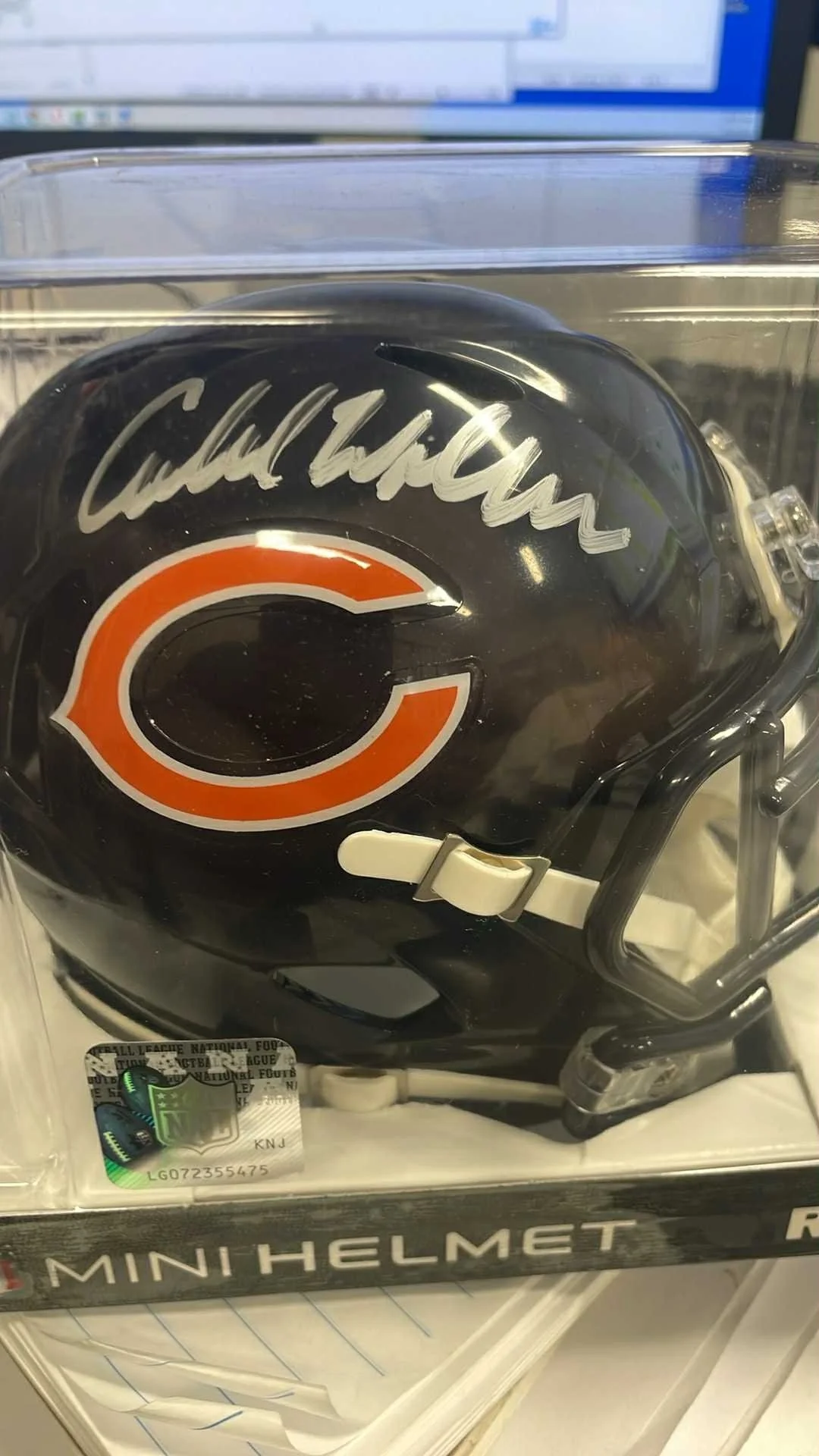 Caleb Williams Autographed Chicago Bears mini helmet