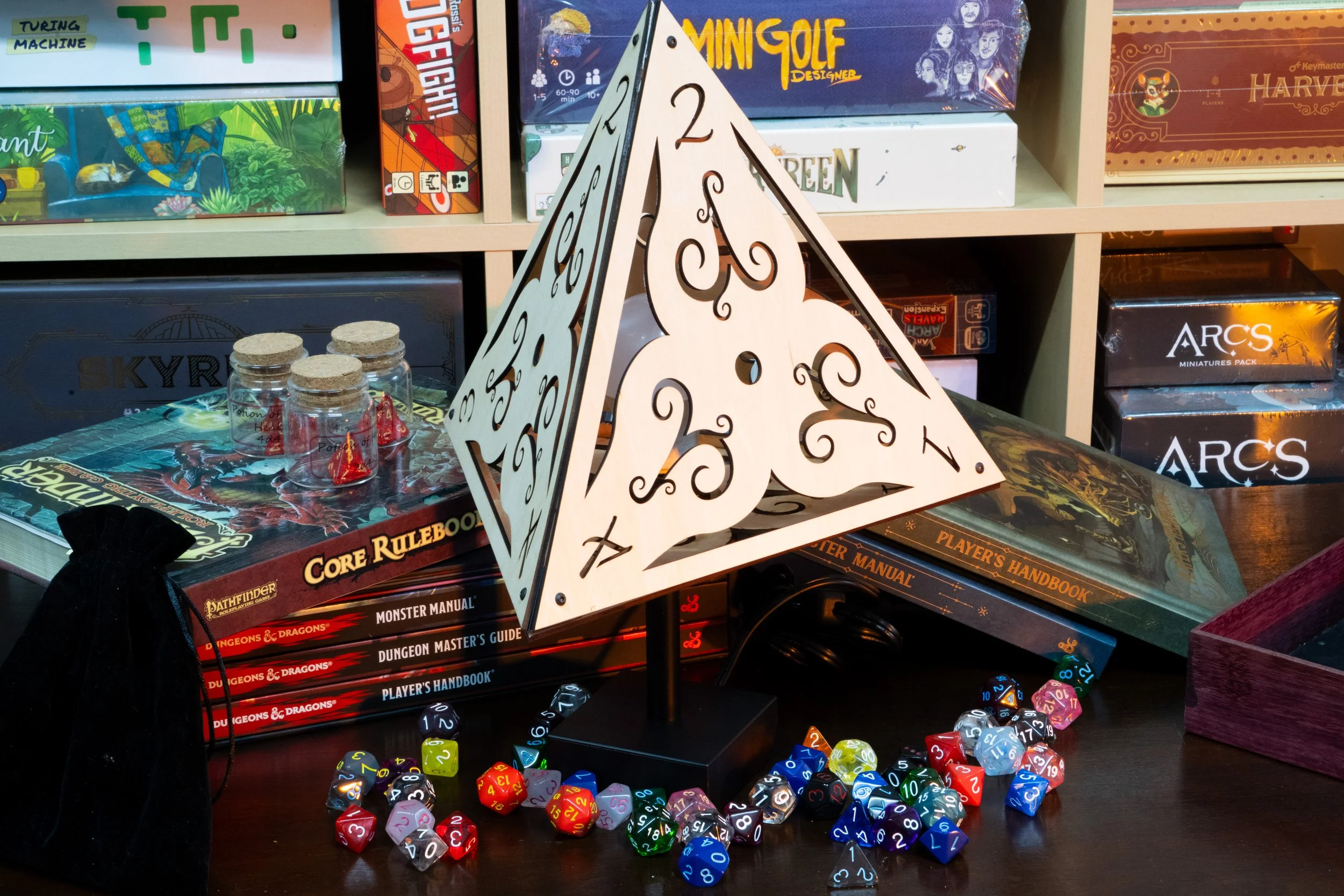 4-Sided Dice Table Lamp