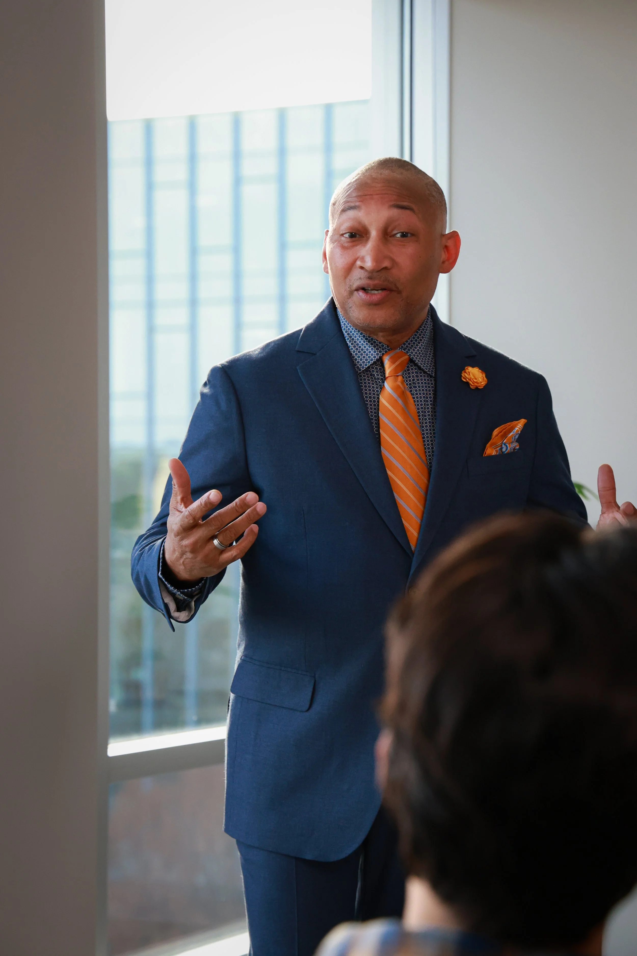 Michael D. Hines speaking