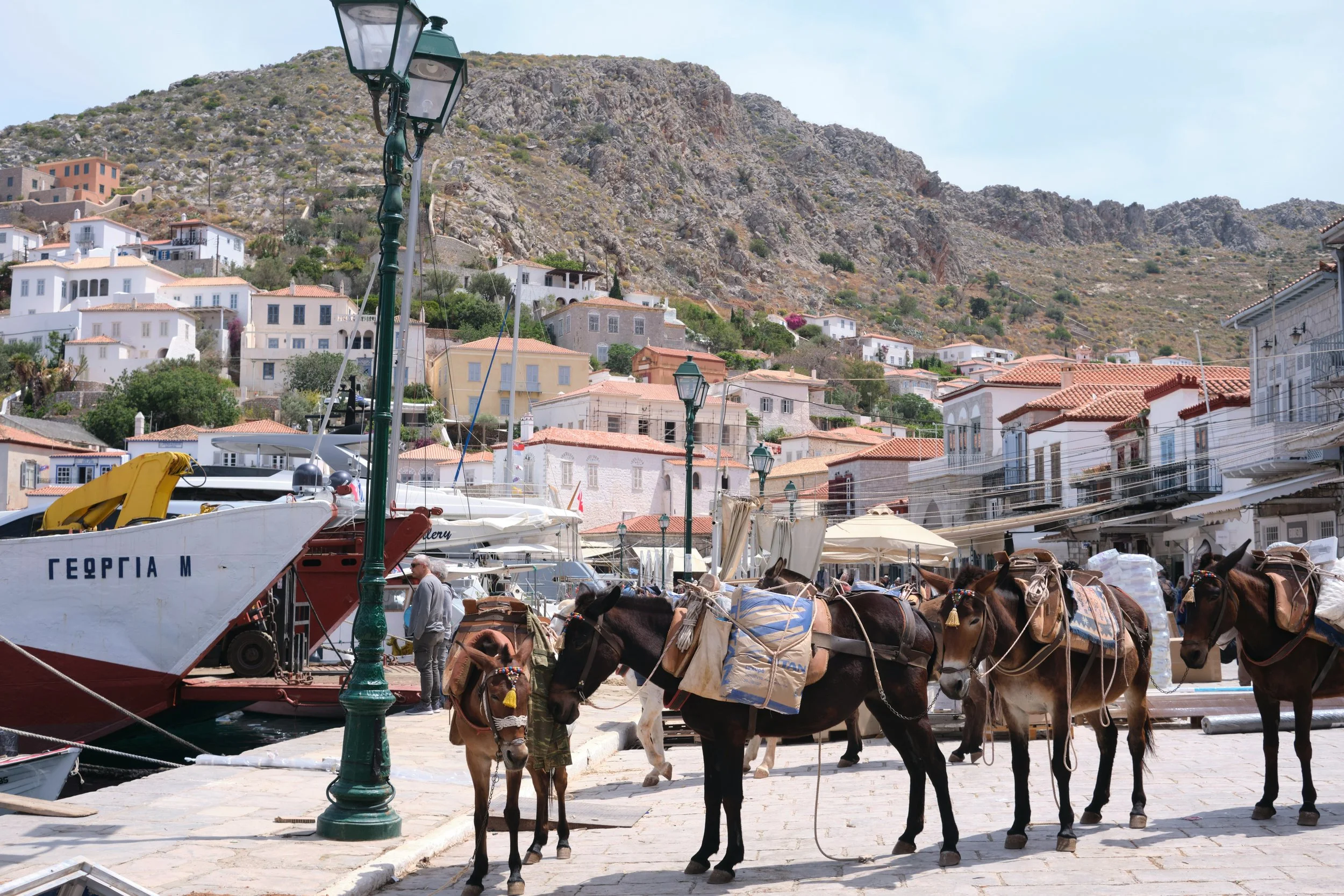 Charter trip  in Hydra island.