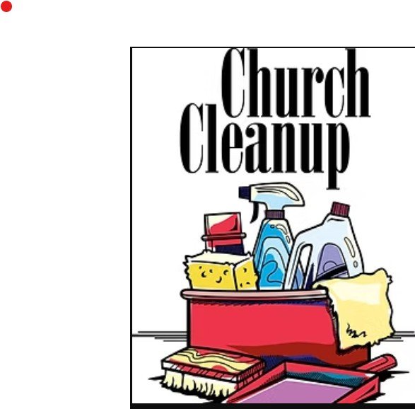 Indoor Church Clean Up 120 Minutes Work Bee