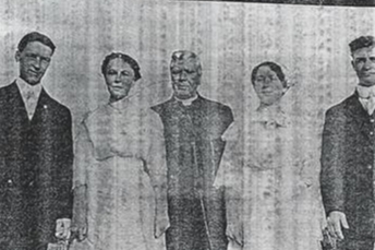 c.1912 Fr. McMenamin and Parishioners