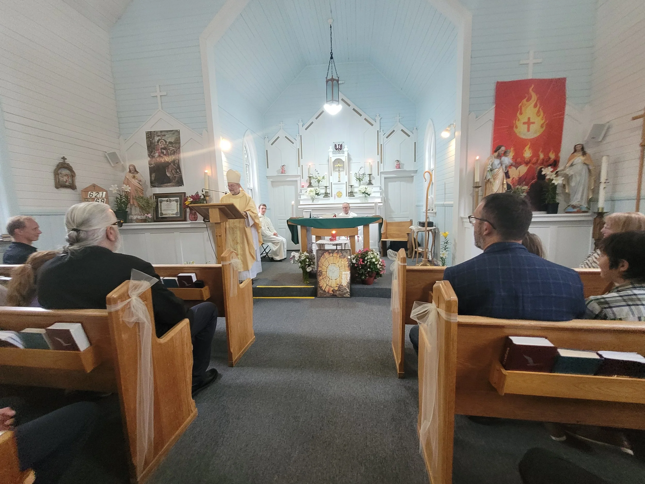 c.2026 120th Anniversary Mass celebrated by Bishop Thomas Dowd and Fr. Ron Ambeault
