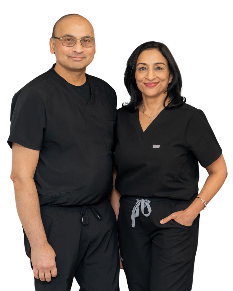 Sansa founders Dr. Sanjay Gupta and Dr. Neera Gupta