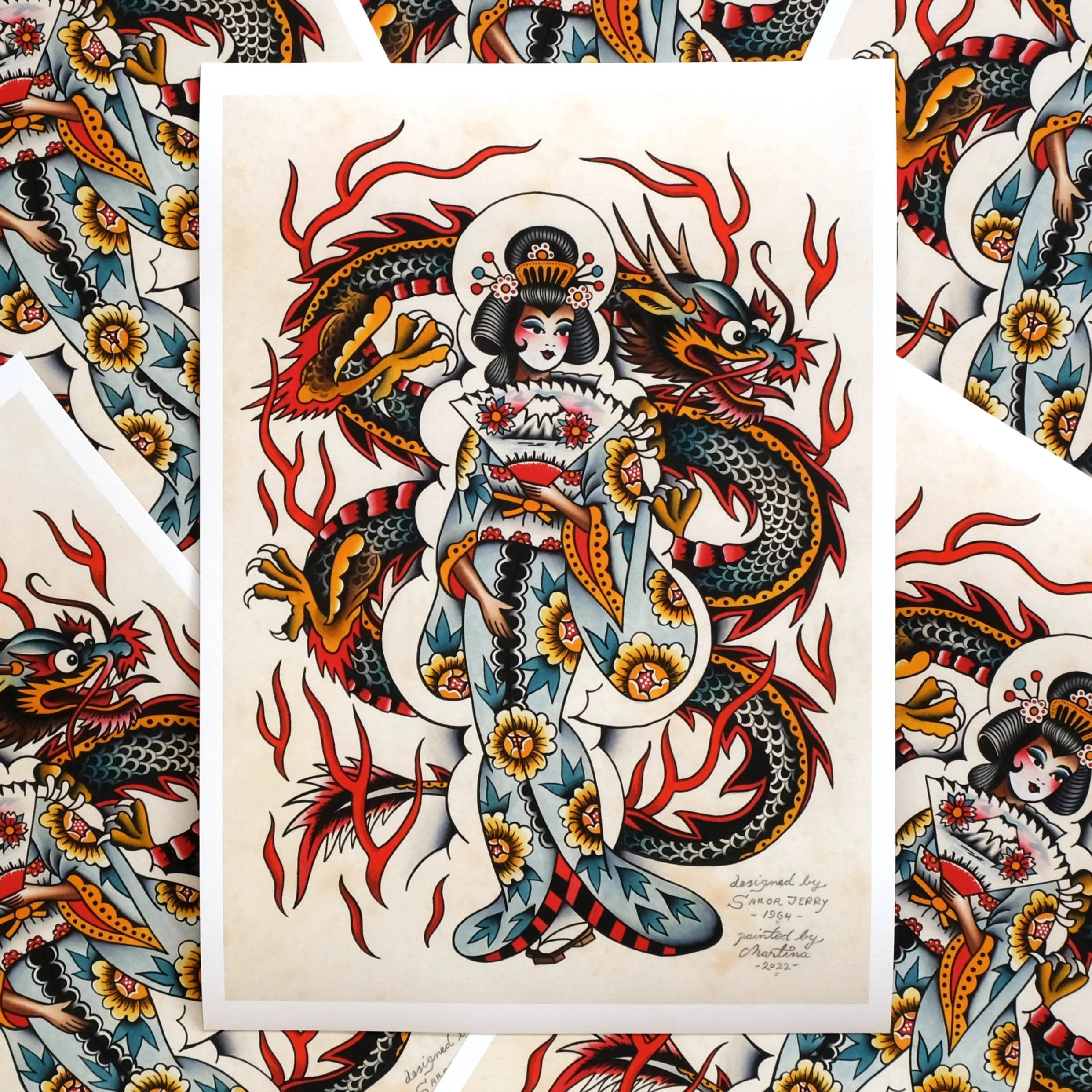 GEISHA & DRAGON