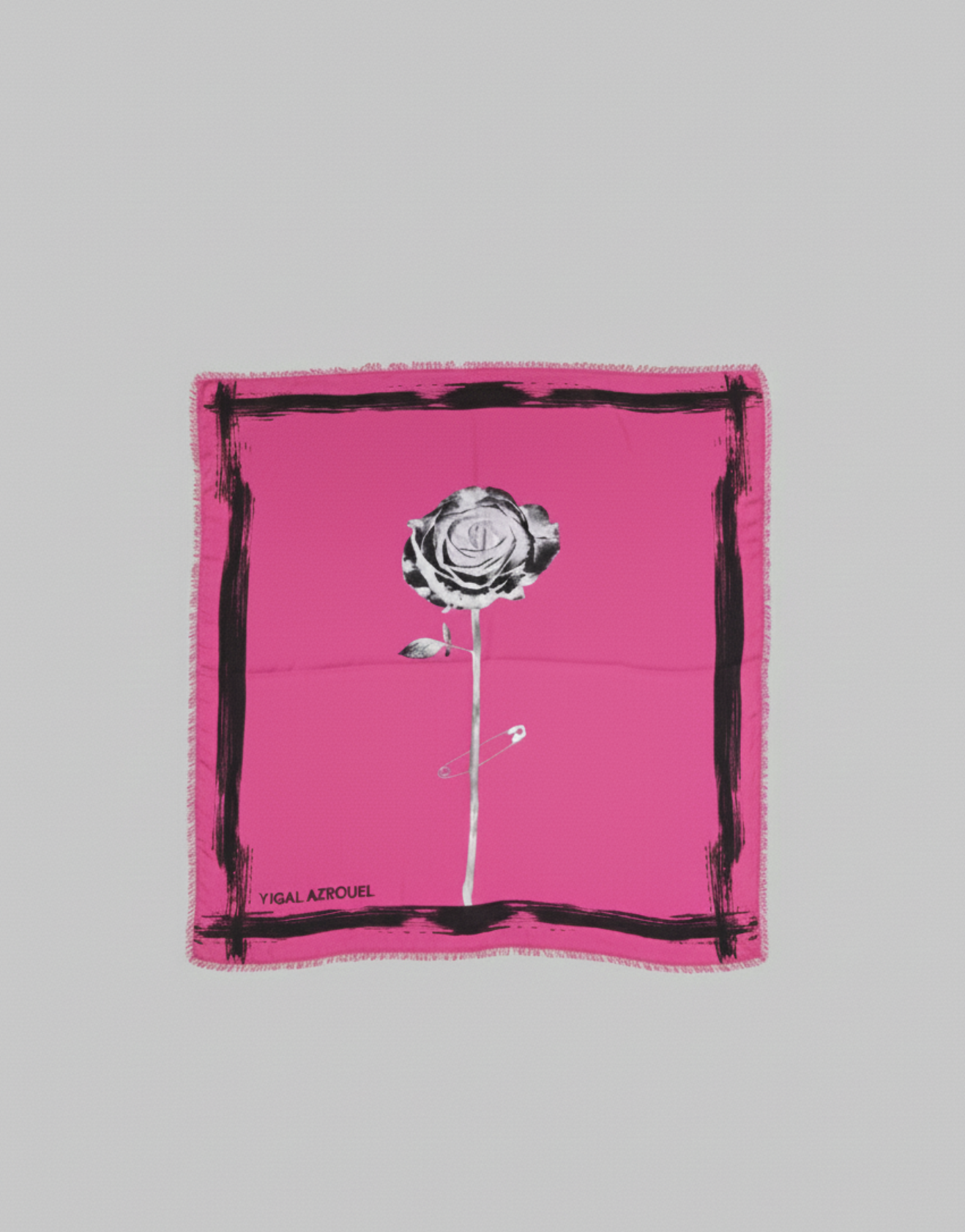 PINK ROSE ITALIAN CASHMERE SCARF