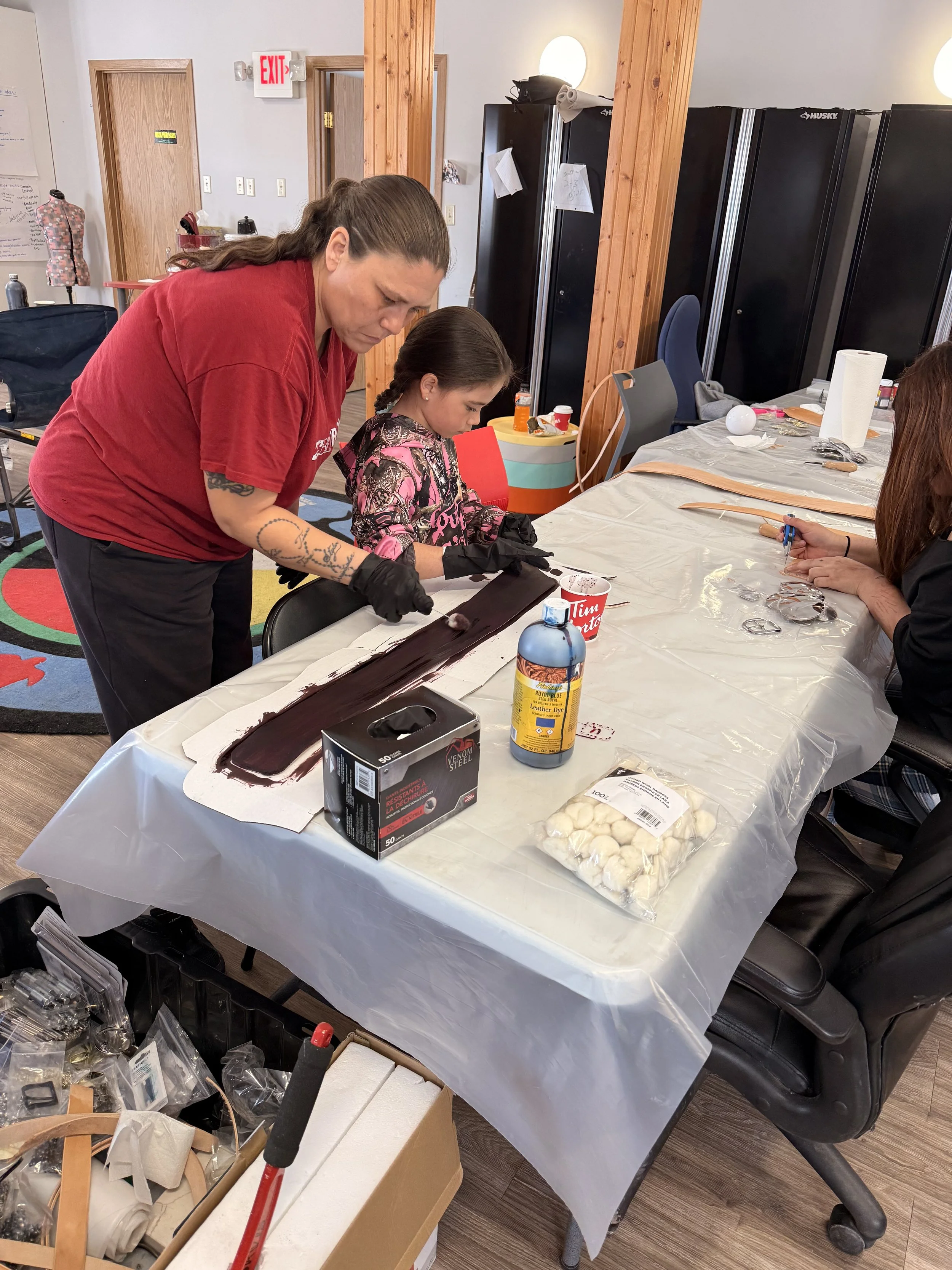 Community belt-making workshops