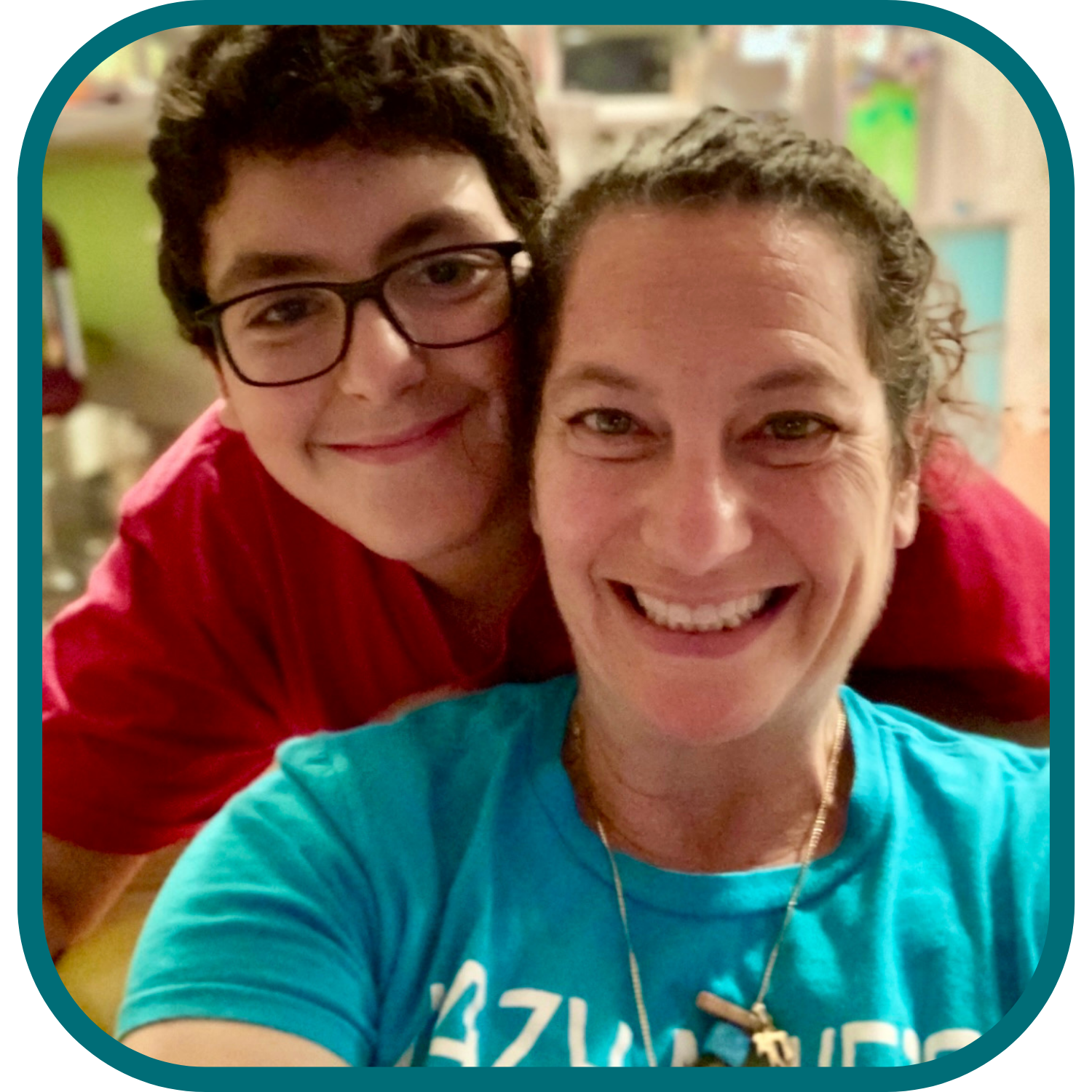 Mother and Son Selfie