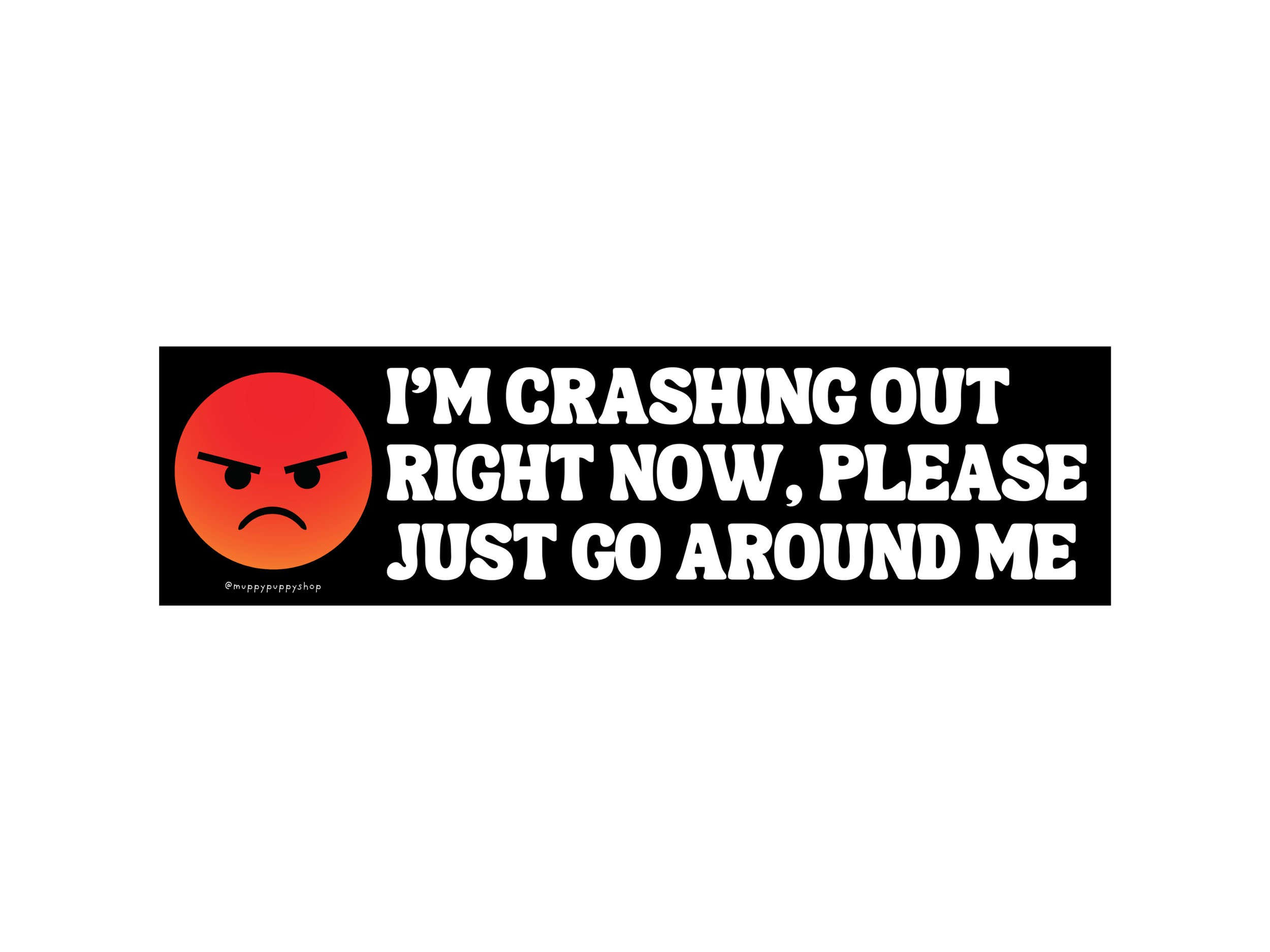 funny-crashing-out-bumper-sticker