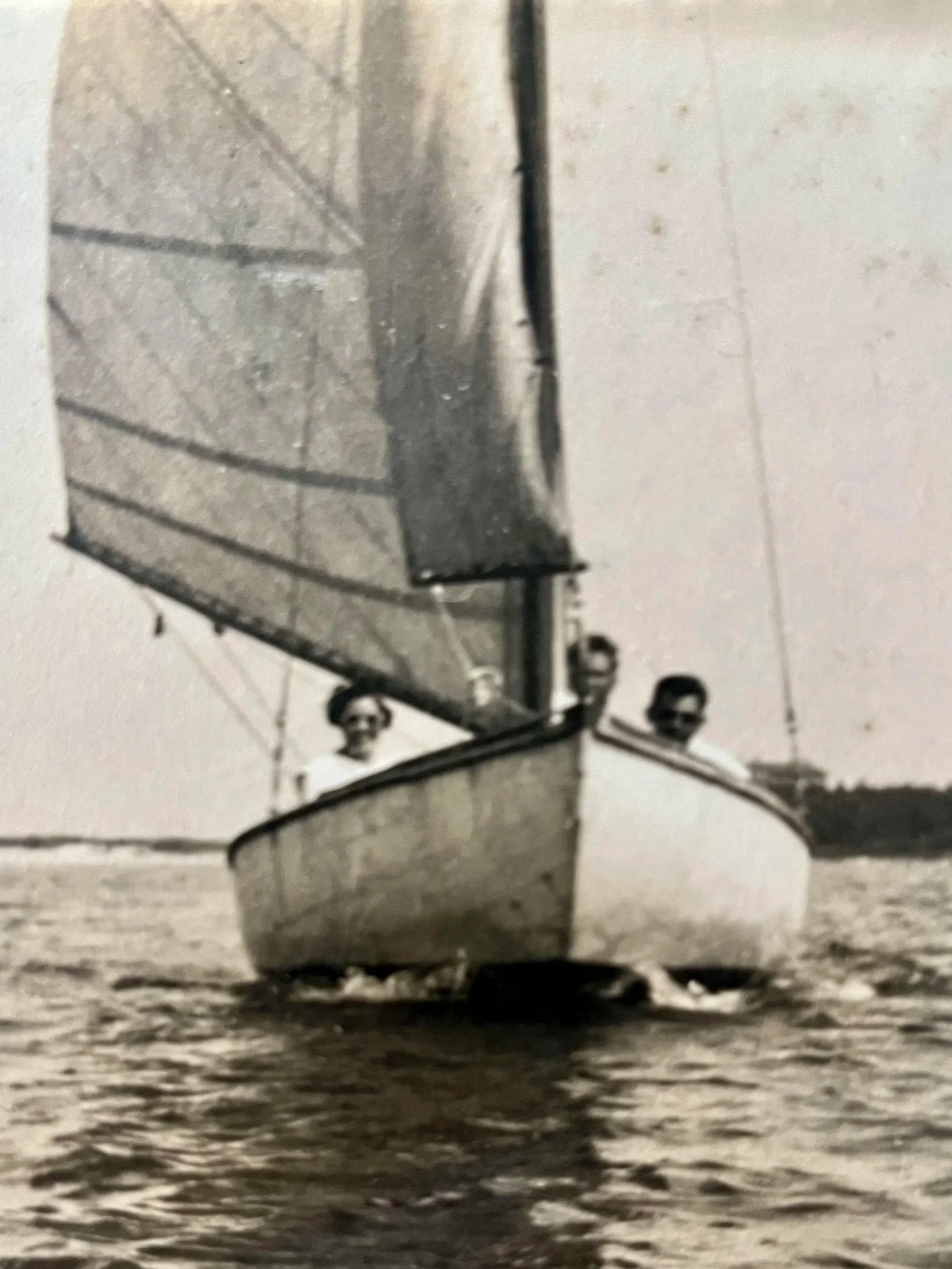 Wickaboag Lake Sail Boat