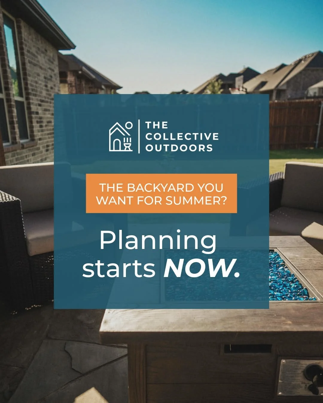 Spring is here, and summer is closer than you think. ☀️

If you've been putting off that backyard upgrade, this is your sign to STOP waiting. Depending on scale, most projects take a few weeks to a few months to go from design to completion, which me