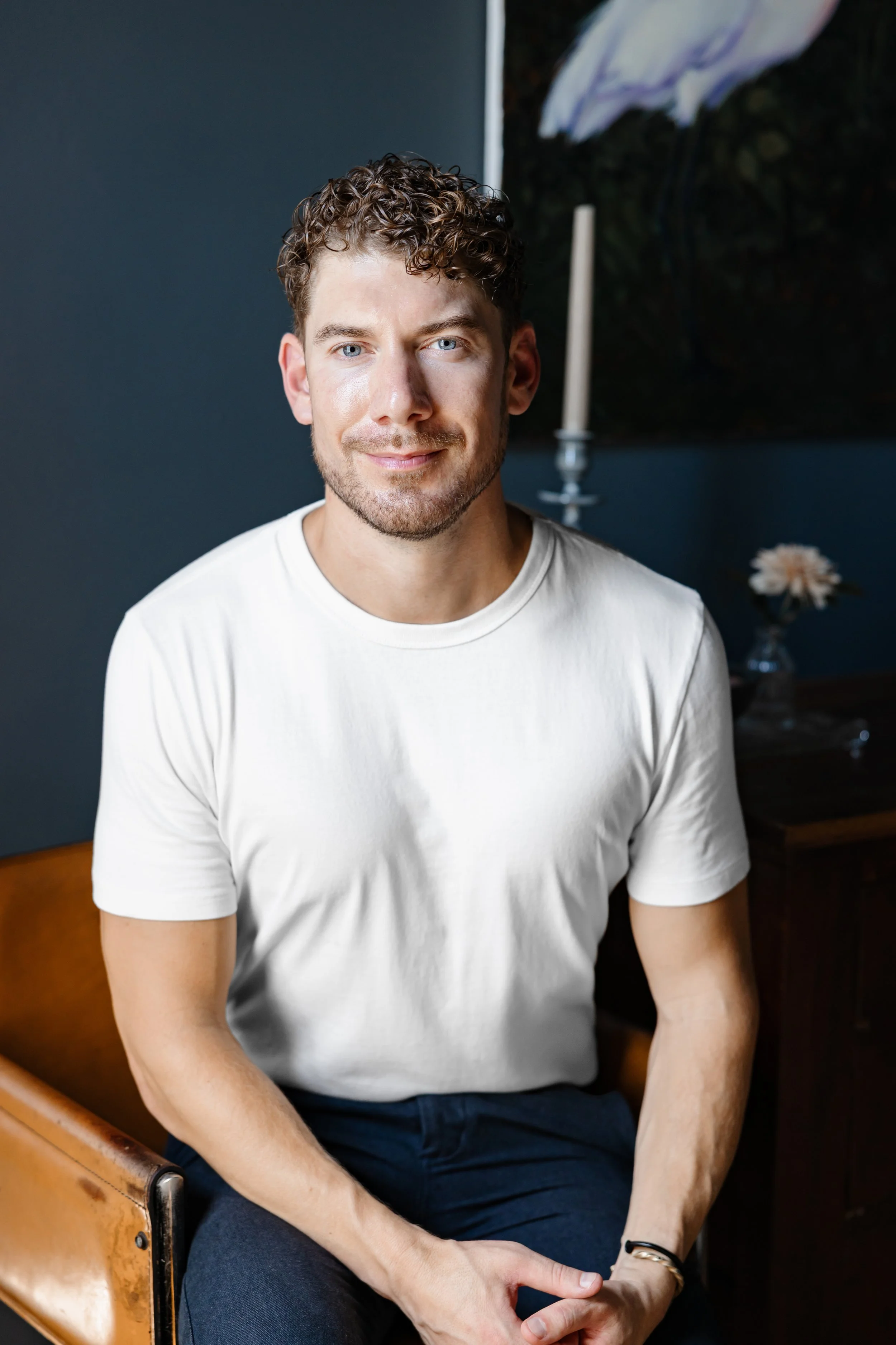 Garrett Morton, co-founder of Tend Interiors, a Hudson Valley interior design studio.