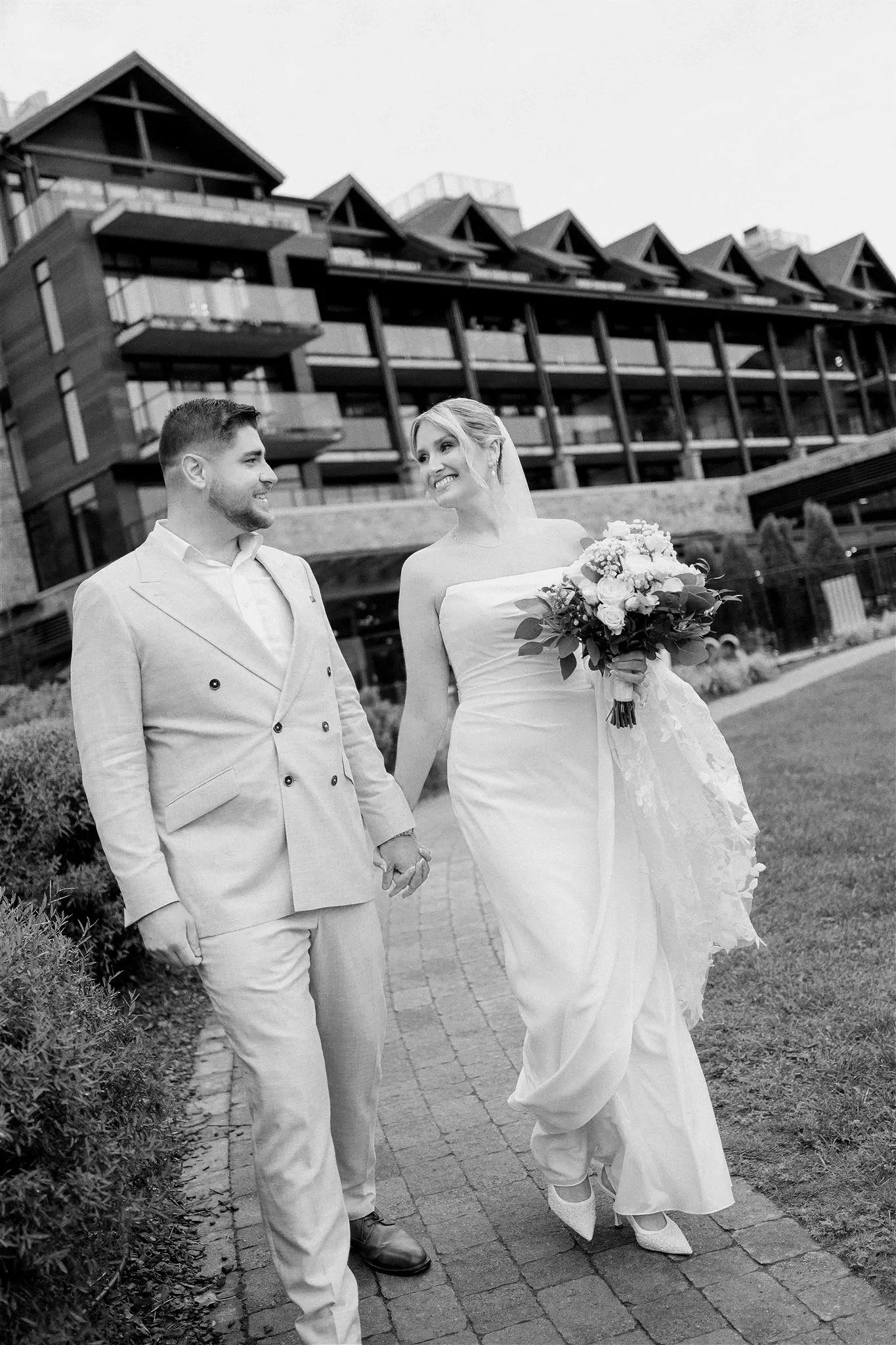 Mariage à Entourage sur-le-Lac, réception avec vue sur le lac Beauport