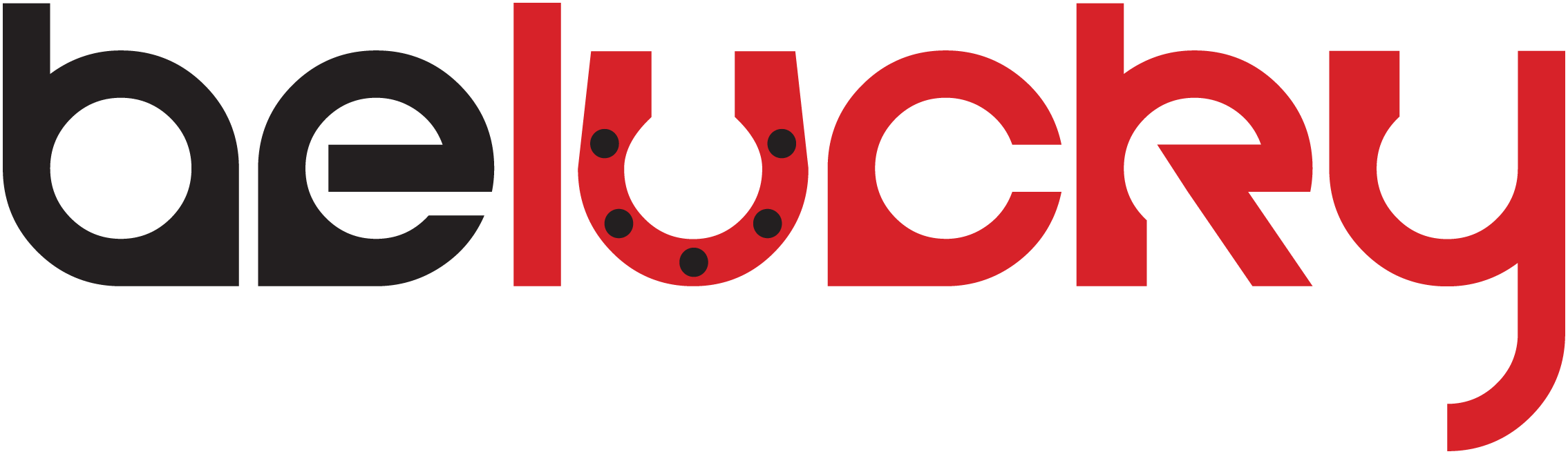 Logo of a company called 'bellypug' with the word split into two colors, black and red. The red part of the logo contains a stylized horseshoe shape.