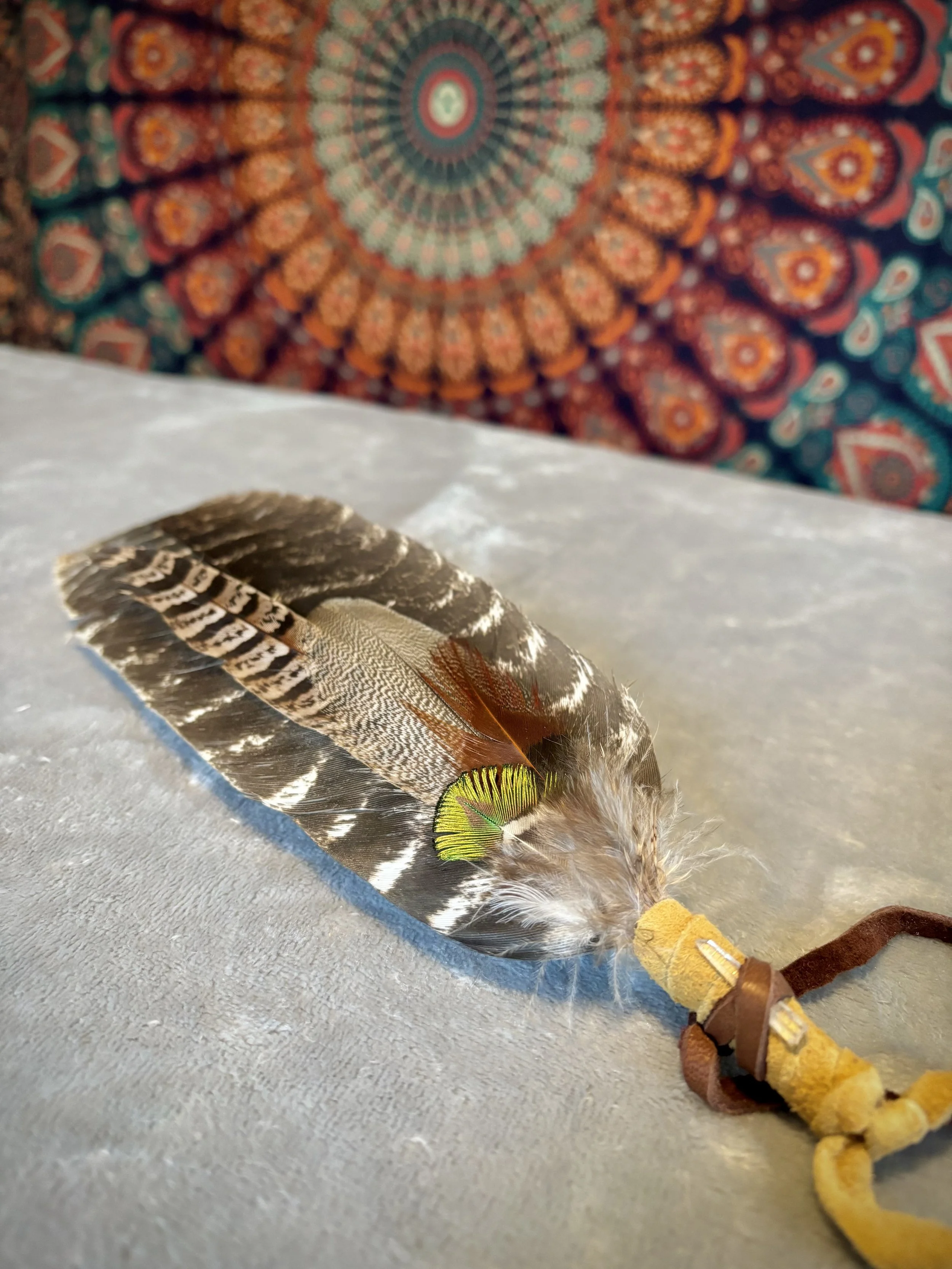 smudge feather