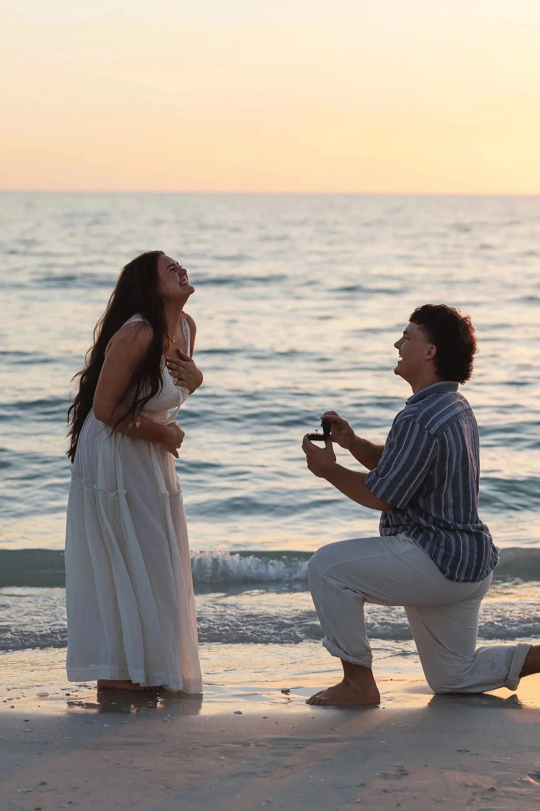 Destination Engagement Photography on Marco Island with a young couple that hired Dallas Gannon Photography 