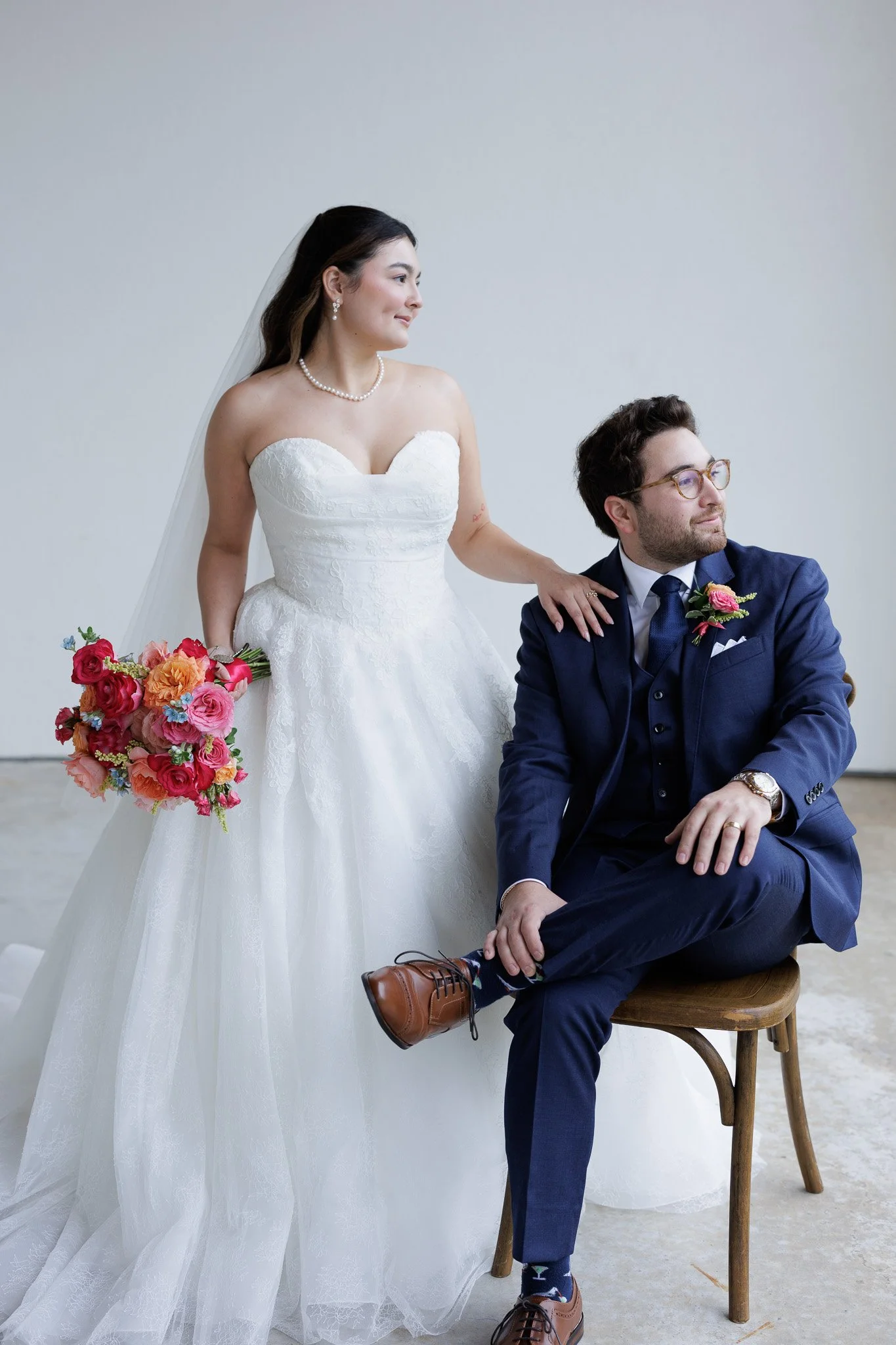 Editorial Posed Wedding Photos at the Arlo by Dallas Gannon Photography