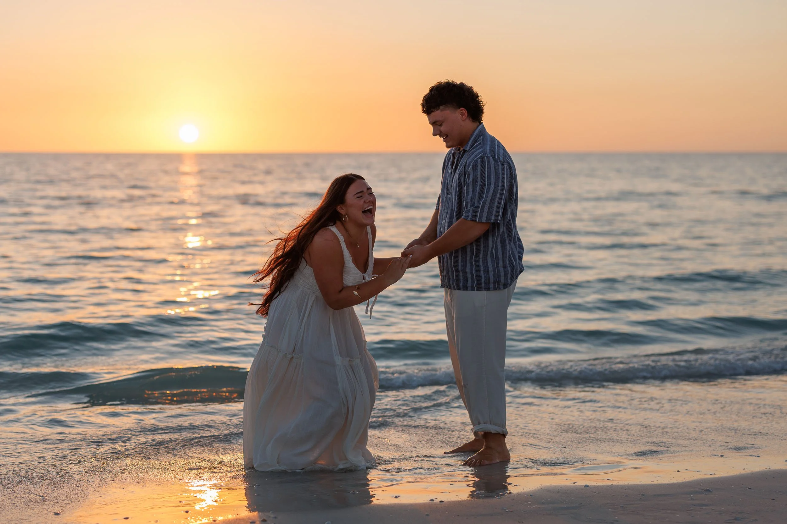 Proposal of a young couple at Signor Vineyards 