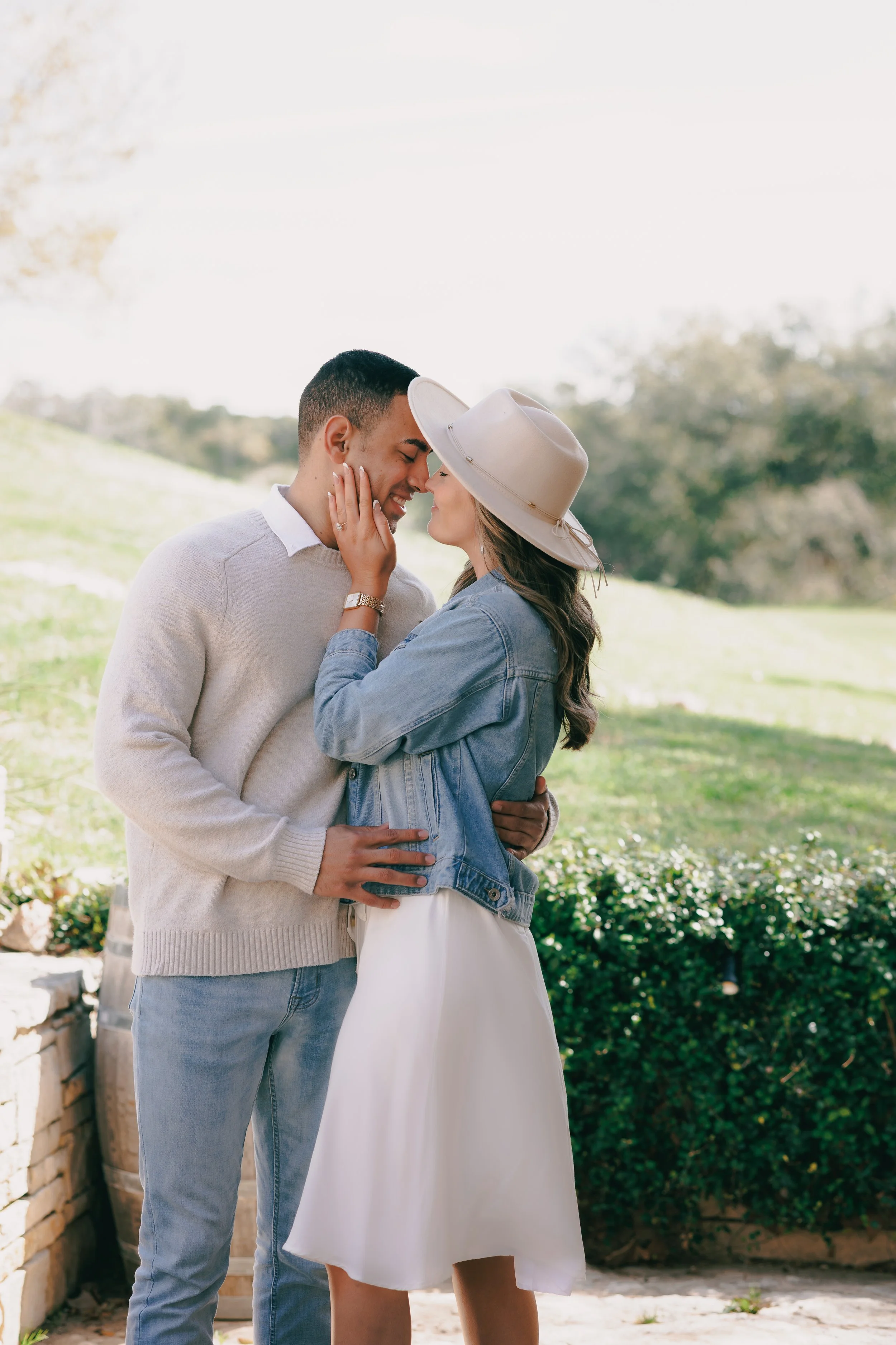 Engagement photos at Signor Vineyards Fredericksburg Texas — Austin wedding photographer Dallas Gannon