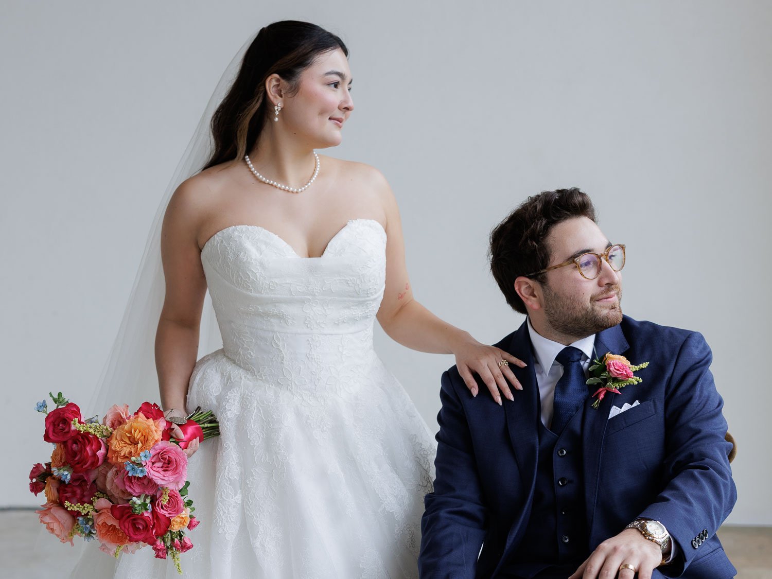 Editorial Posed Wedding Photos at the Arlo by Dallas Gannon Photography