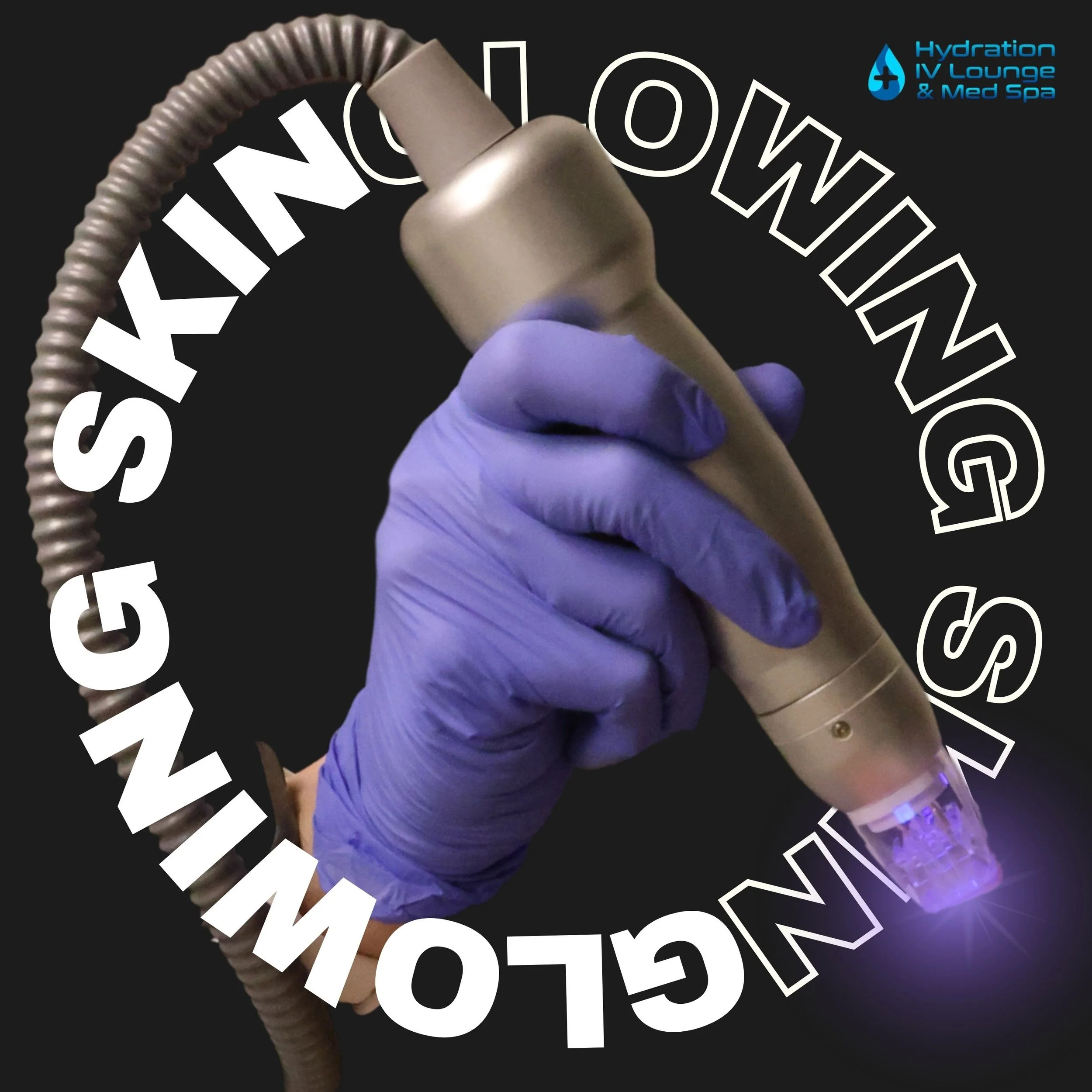 Glowing Skin Facebook Graphic for Hydration IV Lounge