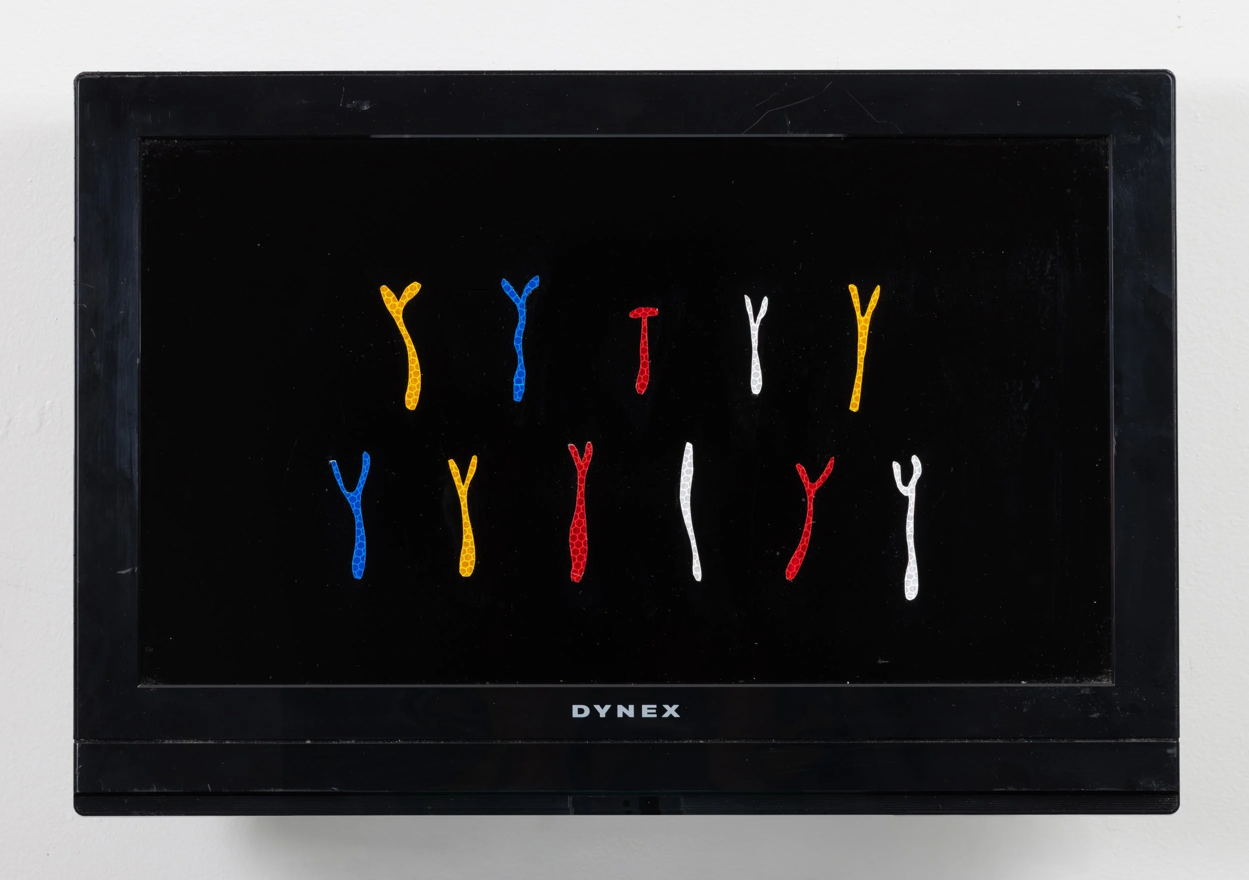 Jay, now in exile, uses found materials to mock TV and modern Media.
