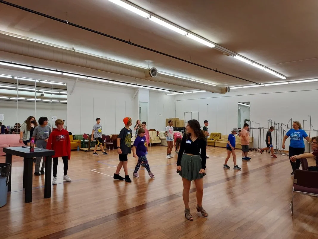MTG Summer Camp in the rehearsal room.