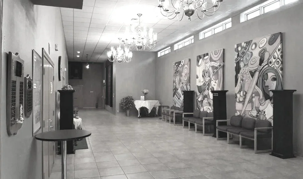 MTG's spacious lobby.